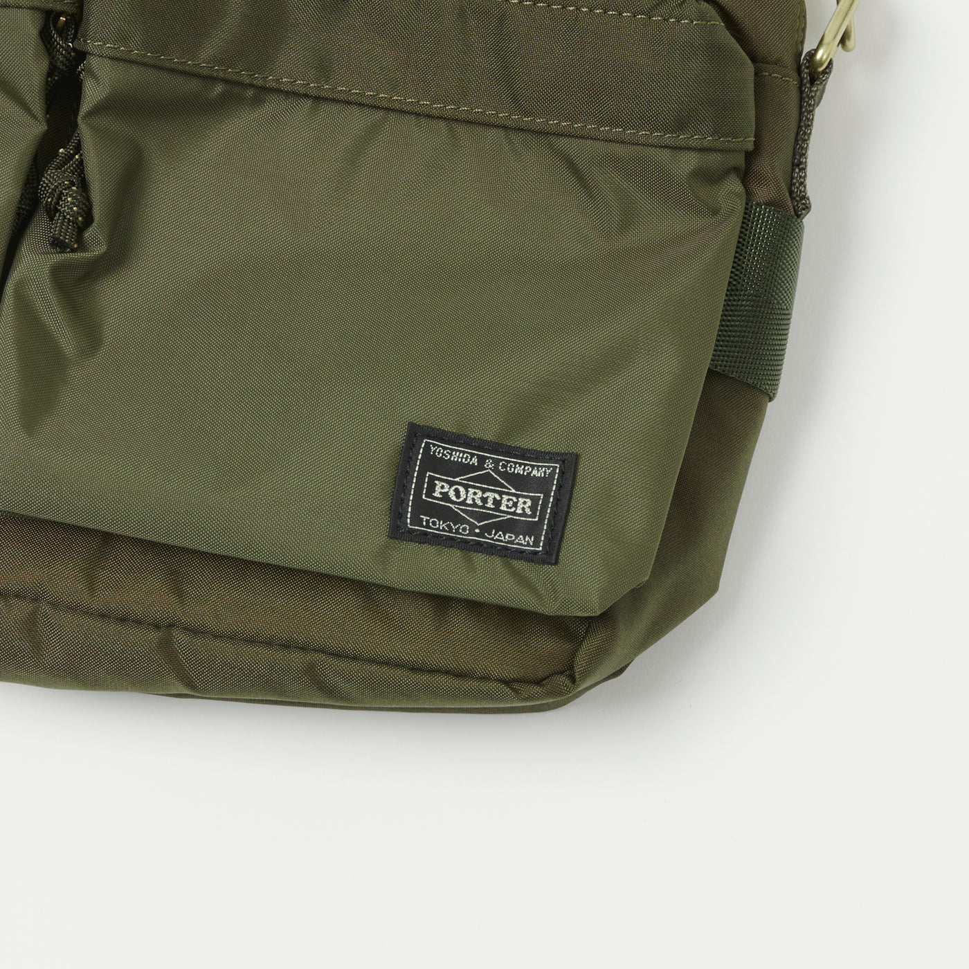 Porter-Yoshida & Co. Force Shoulder Bag (Small) - Olive Drab