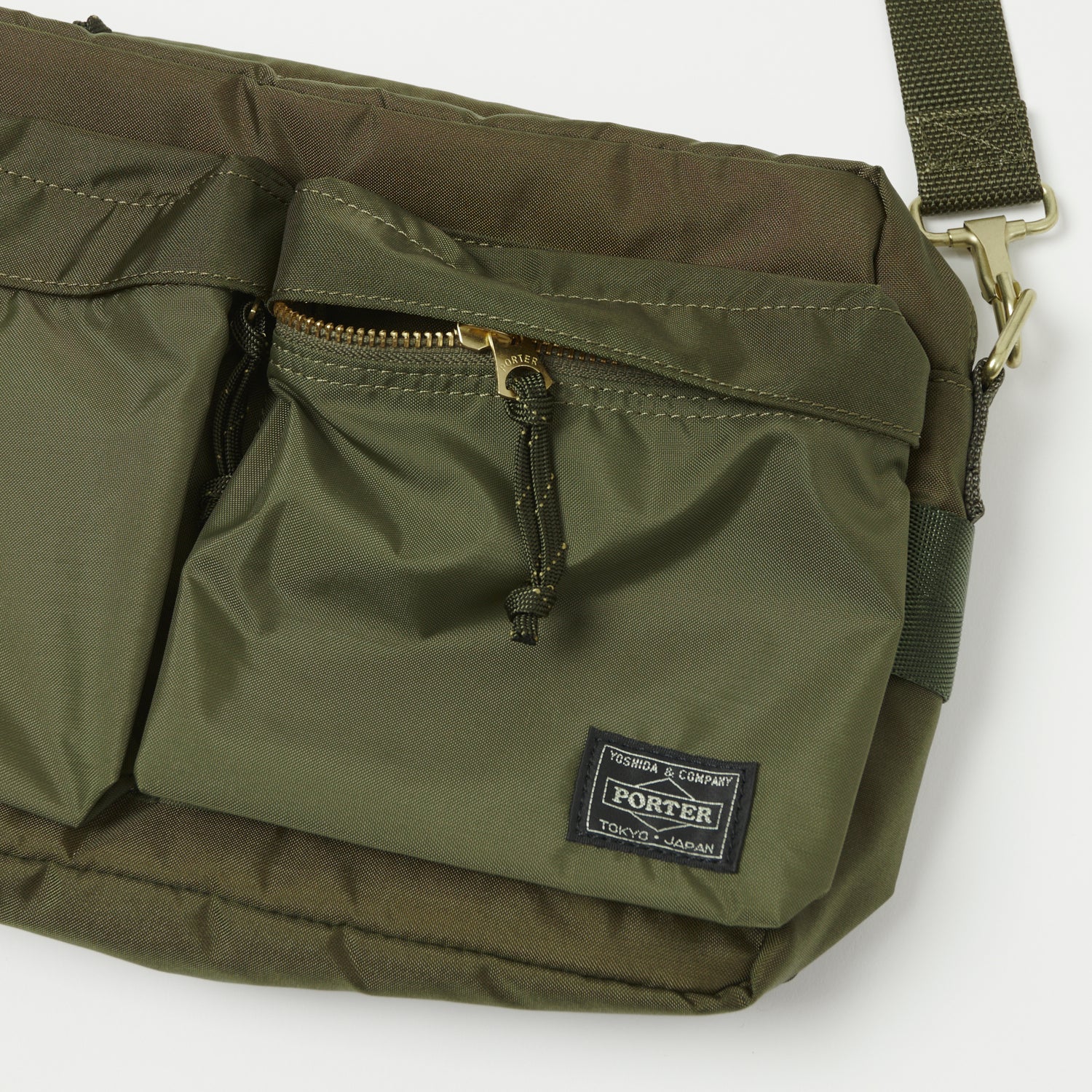 Porter-Yoshida & Co. Force Shoulder Bag (Small) - Olive Drab – SON