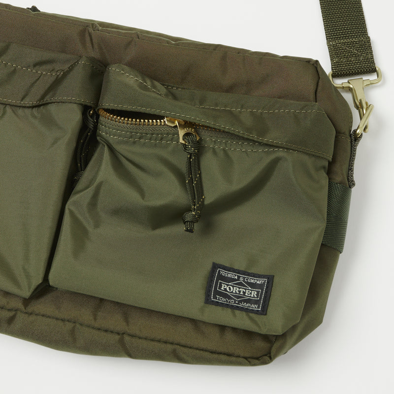 Porter-Yoshida & Co. Force Shoulder Bag (Small) - Olive Drab