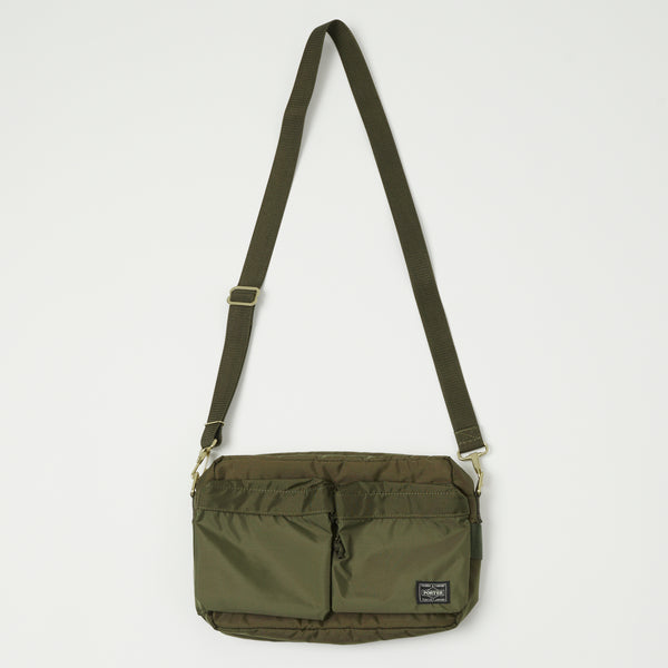 Porter-Yoshida & Co. Force Shoulder Bag (Small) - Olive Drab | SON