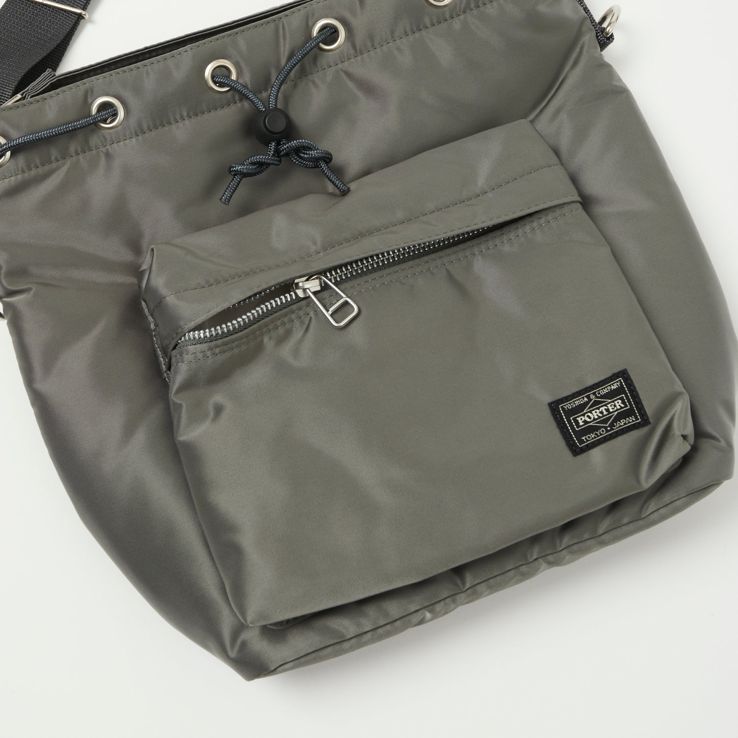 Porter-Yoshida & Co. Large Balloon Sac - Silver Grey