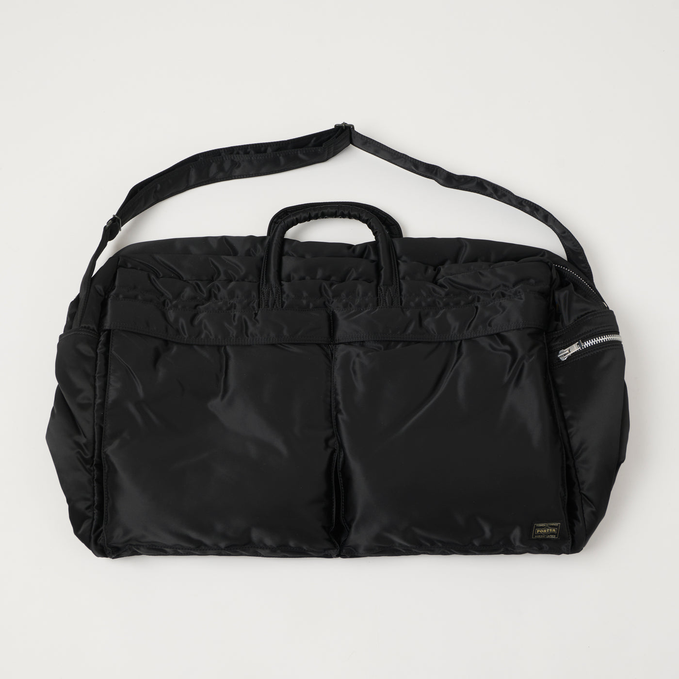 Porter-Yoshida & Co. Bio-Nylon Tanker Large Duffle Bag - Black