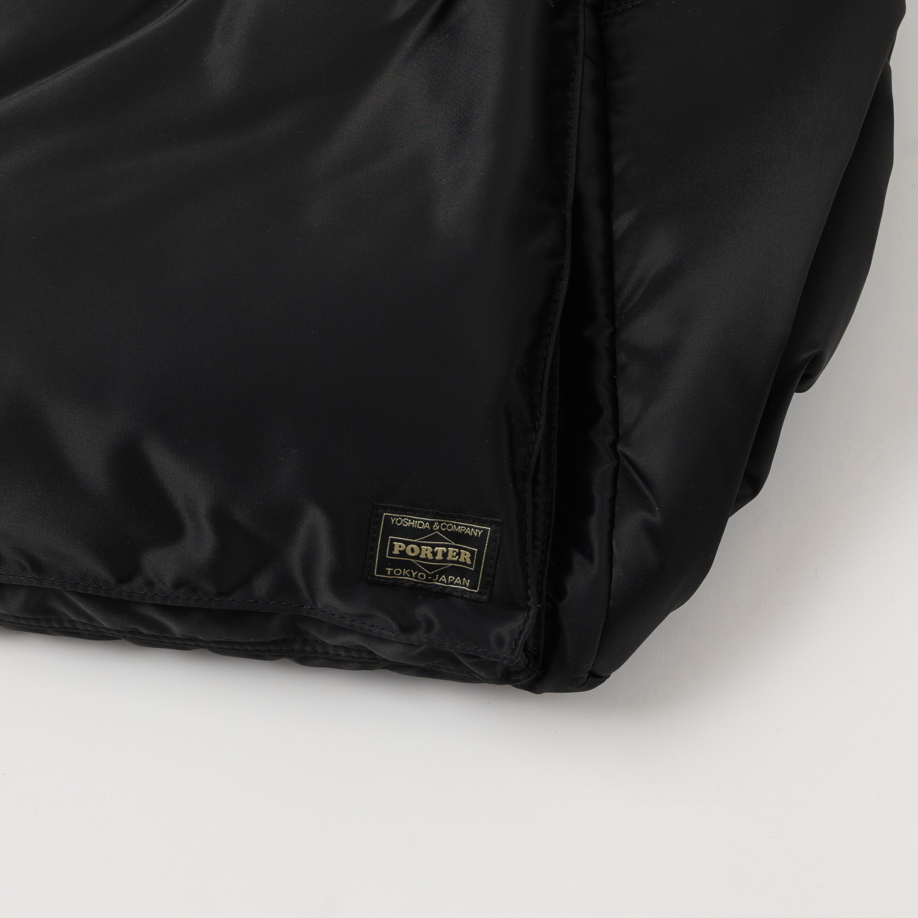 Porter-Yoshida & Co. Bio-Nylon Tanker Large Duffle Bag - Black