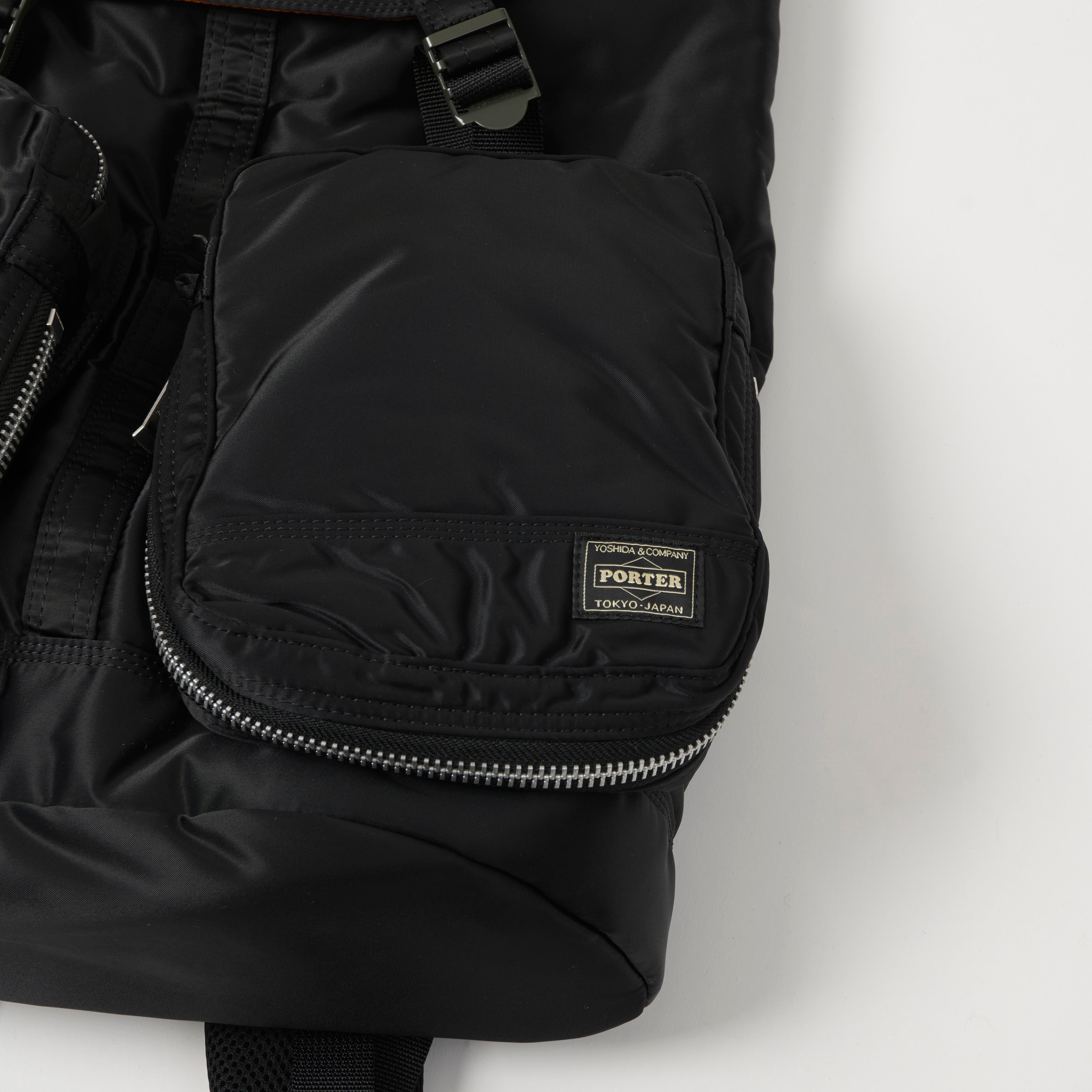 Porter-Yoshida & Co. Bio-Nylon Tanker Rucksack - Black