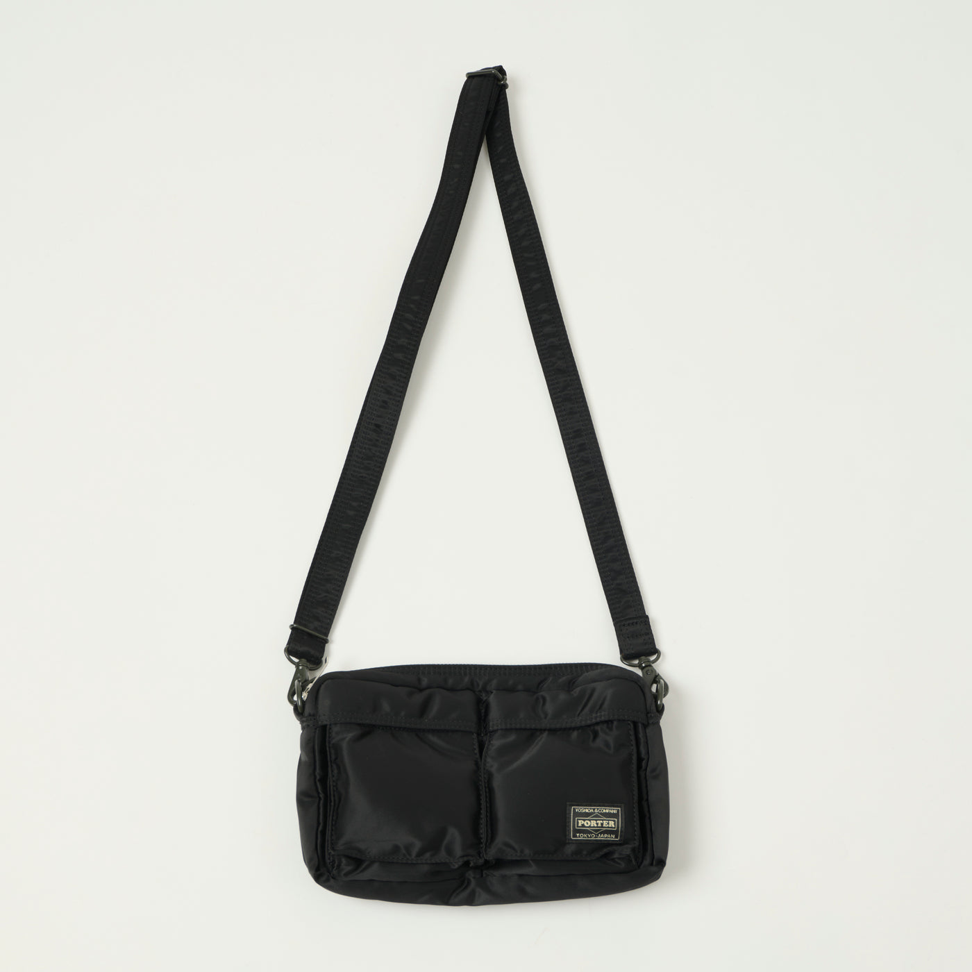 Porter-Yoshida & Co. Bio-Nylon Tanker Shoulder Bag - Black