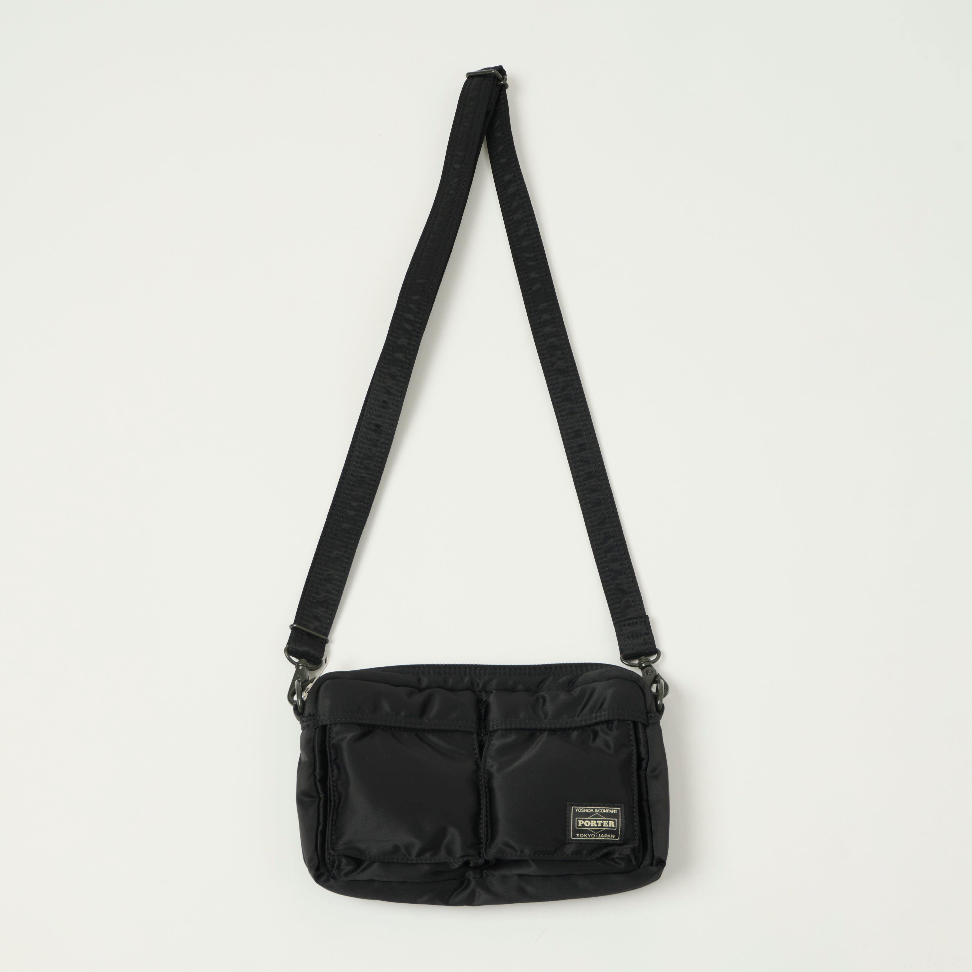 Porter-Yoshida & Co. Bio-Nylon Tanker Shoulder Bag - Black