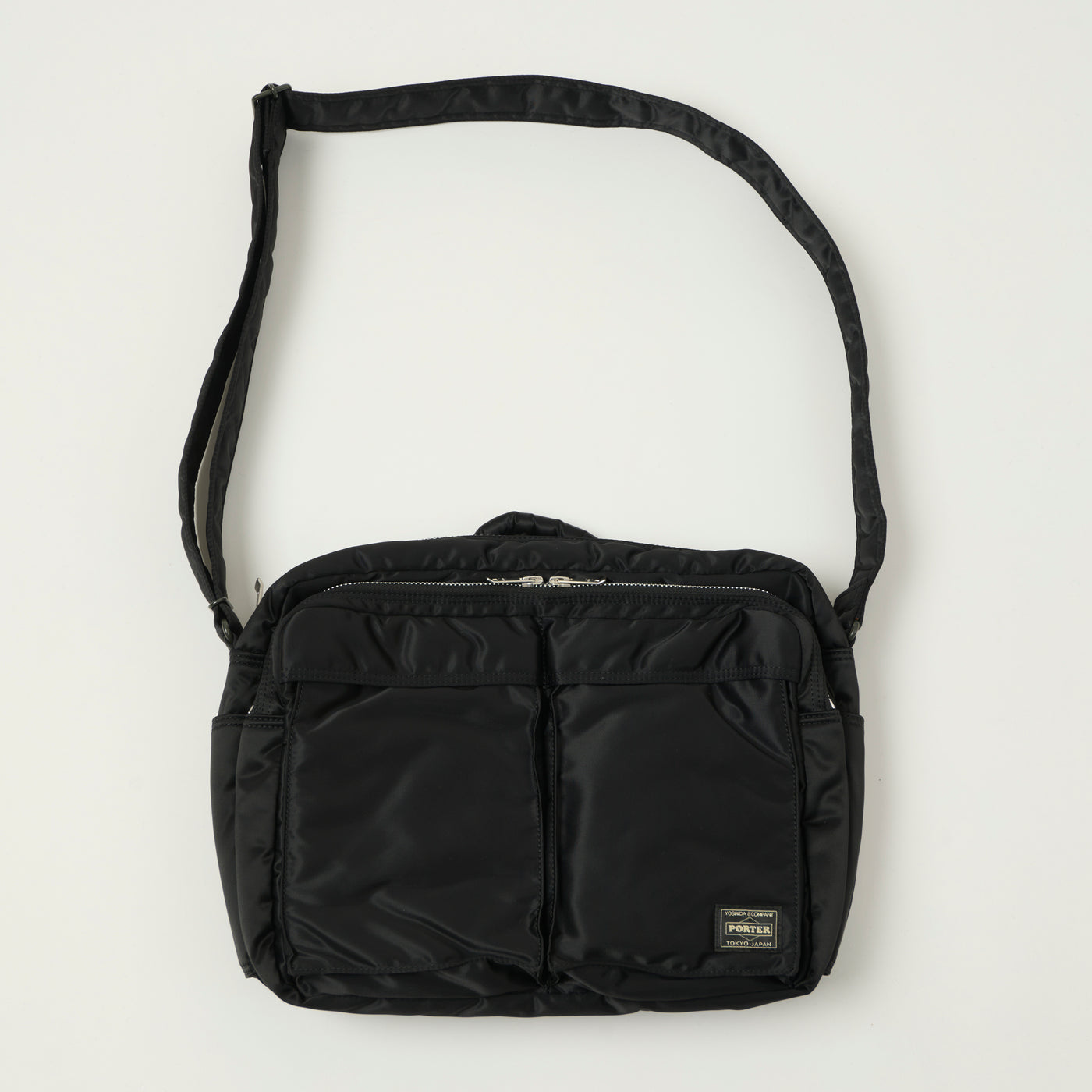 Porter-Yoshida & Co. Bio-Nylon Tanker Sling Bag - Black