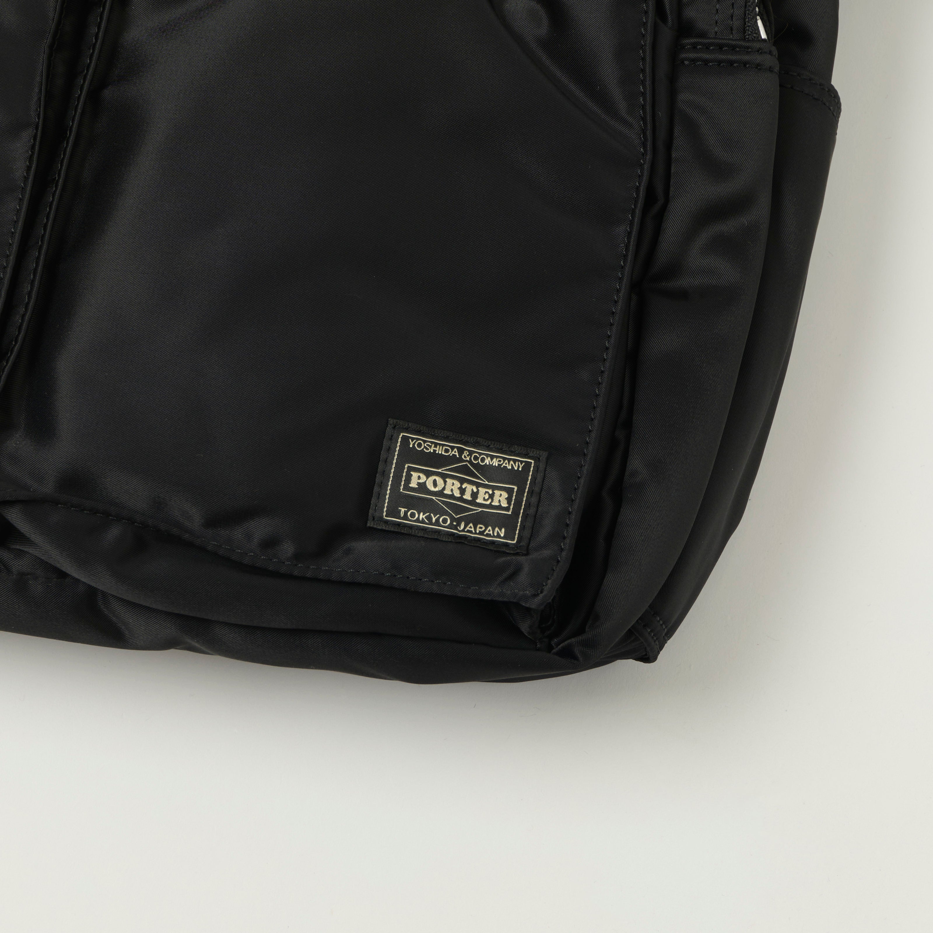 Porter-Yoshida & Co. Bio-Nylon Tanker Sling Bag - Black