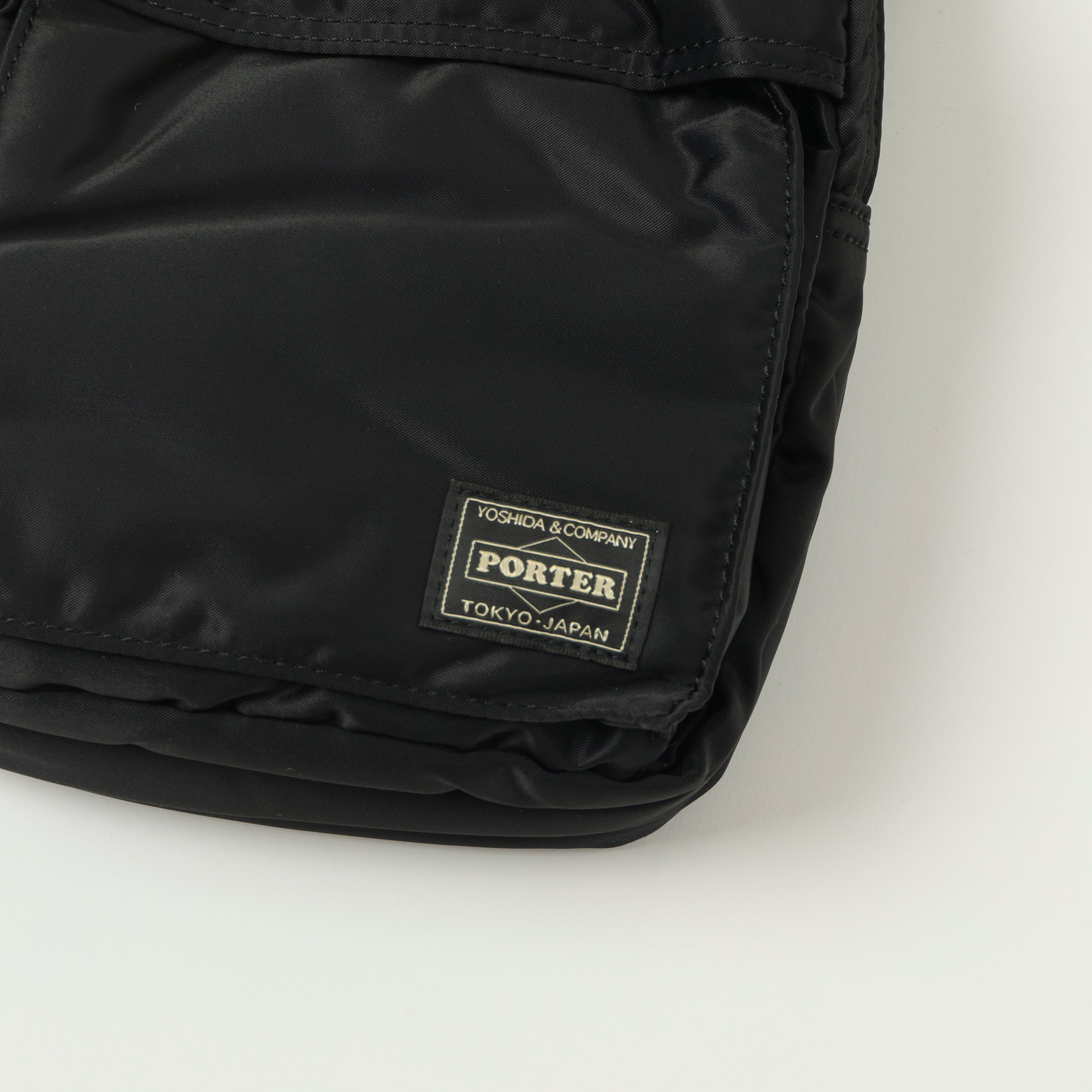 Porter-Yoshida & Co. Bio-Nylon Tanker Vertical Bag - Black