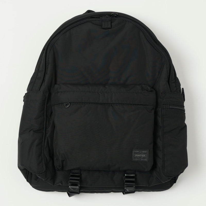 Leather Head Porter Daypack Future Backpack Black