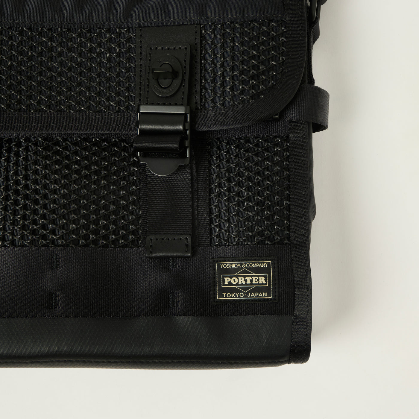 Porter Yoshida & Co Bounce Shoulder Bag - Black