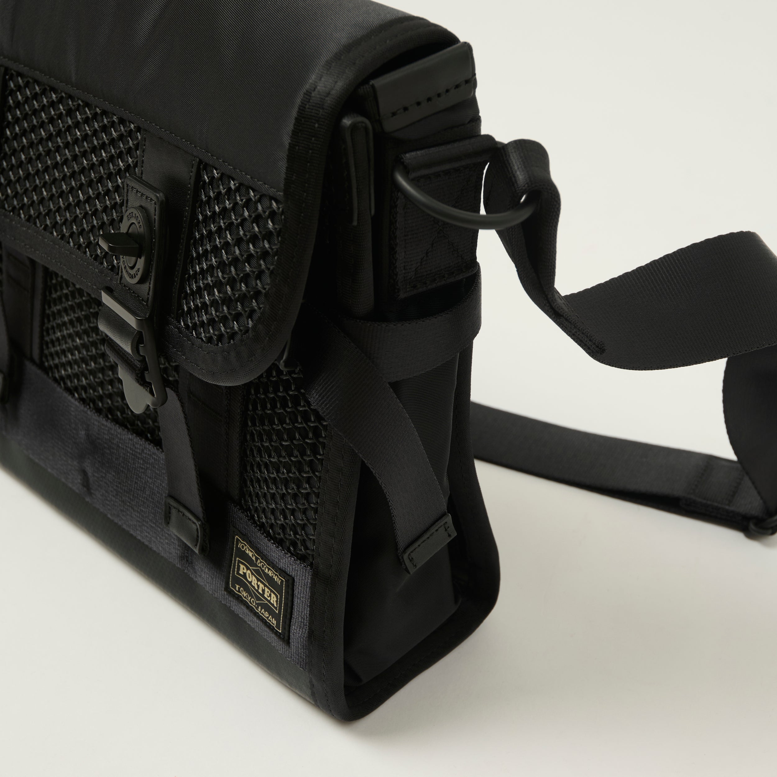 Porter Yoshida & Co Bounce Shoulder Bag - Black