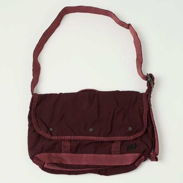 Porter-Yoshida & Co. Medium Crag Messenger Bag - Burgundy