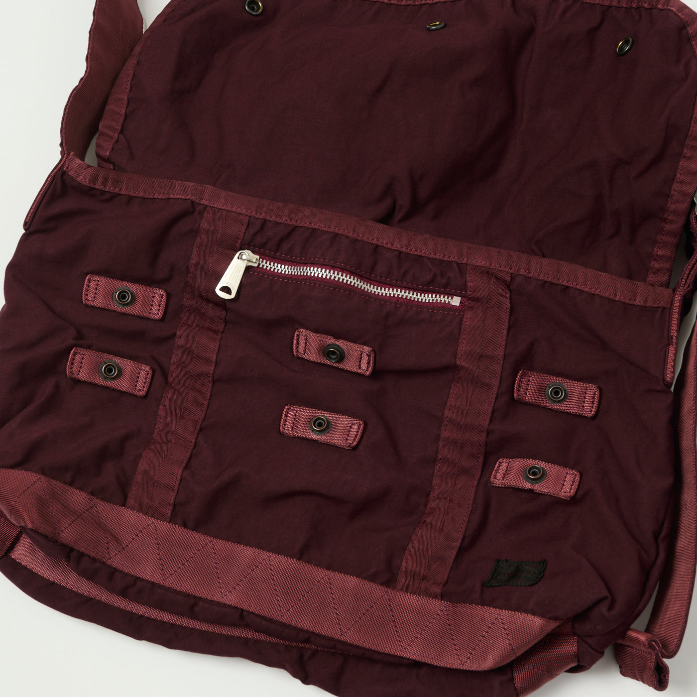 Porter-Yoshida & Co. Medium Crag Messenger Bag - Burgundy Porter-Yoshida & Co. Medium Crag Messenger Bag - Burgundy