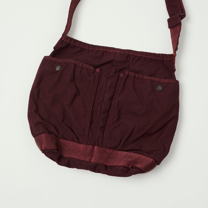 Porter-Yoshida & Co. Small Crag Shoulder Bag  - Burgundy