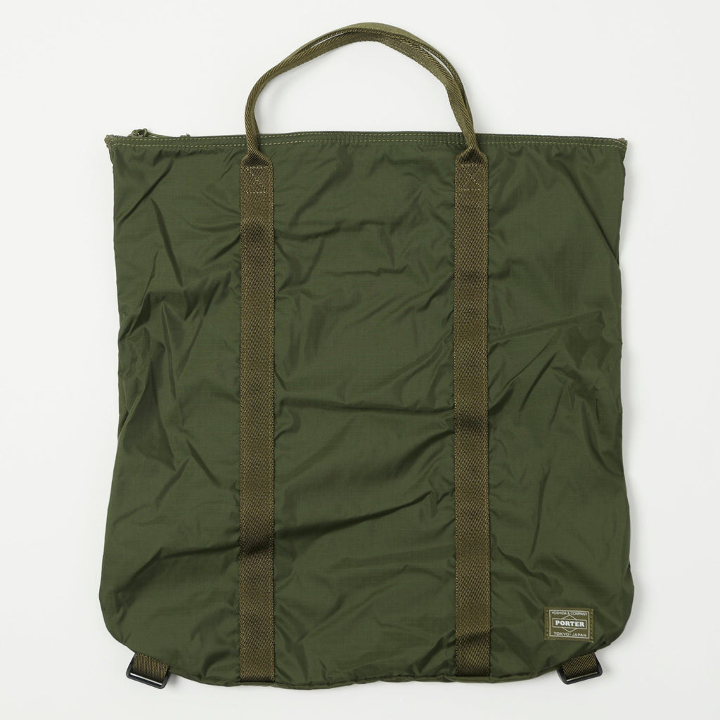 バッグ HEAD PORTER ORIVE DRAB Porter FLEX 2Way Helmet Bag – Olive Drab Ripstop Japan Utility