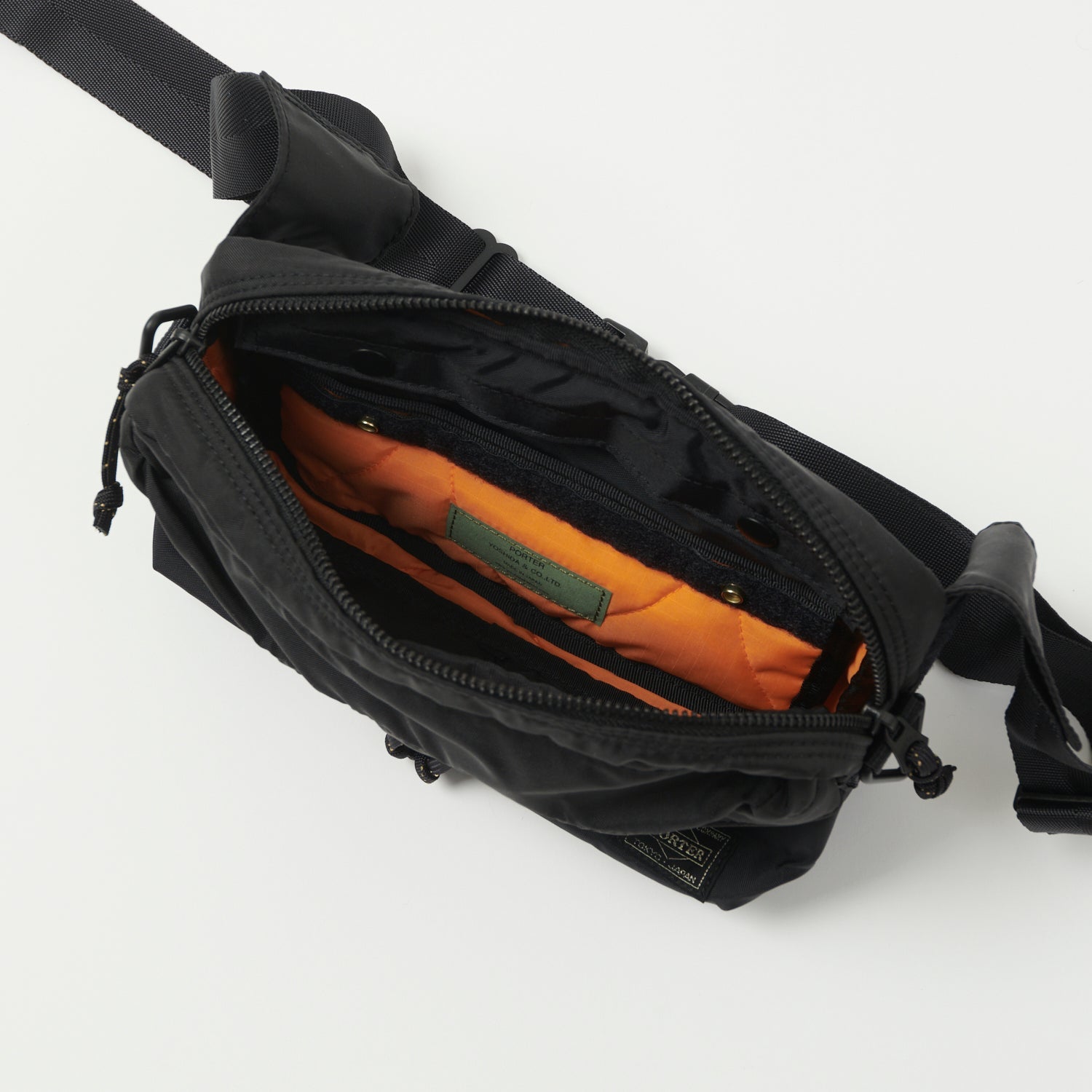 Porter-Yoshida & Co. Force 2-Way Waist Bag - Black