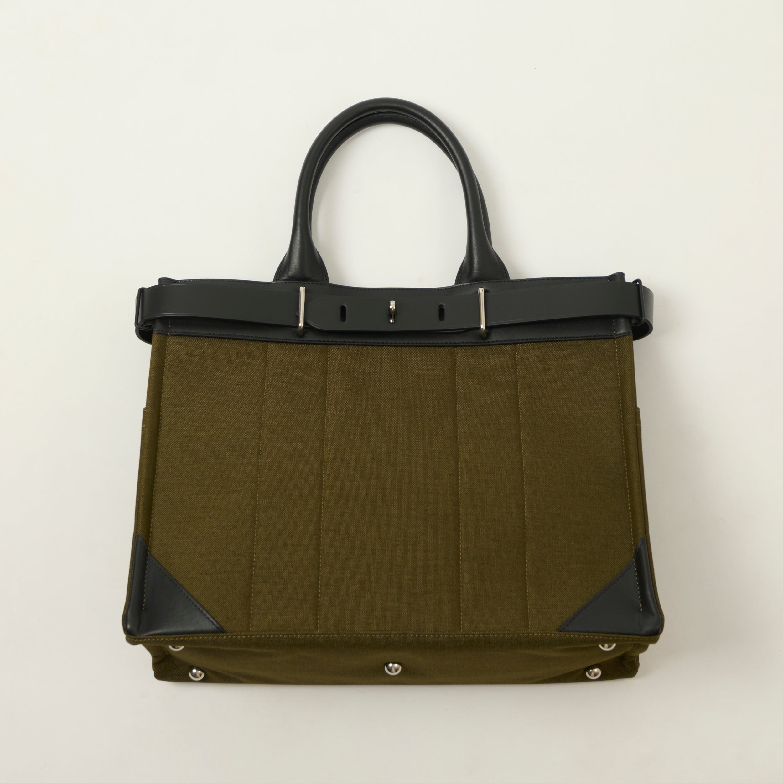 Porter Yoshida & Co Fork 2-Way Tote Bag - Olive