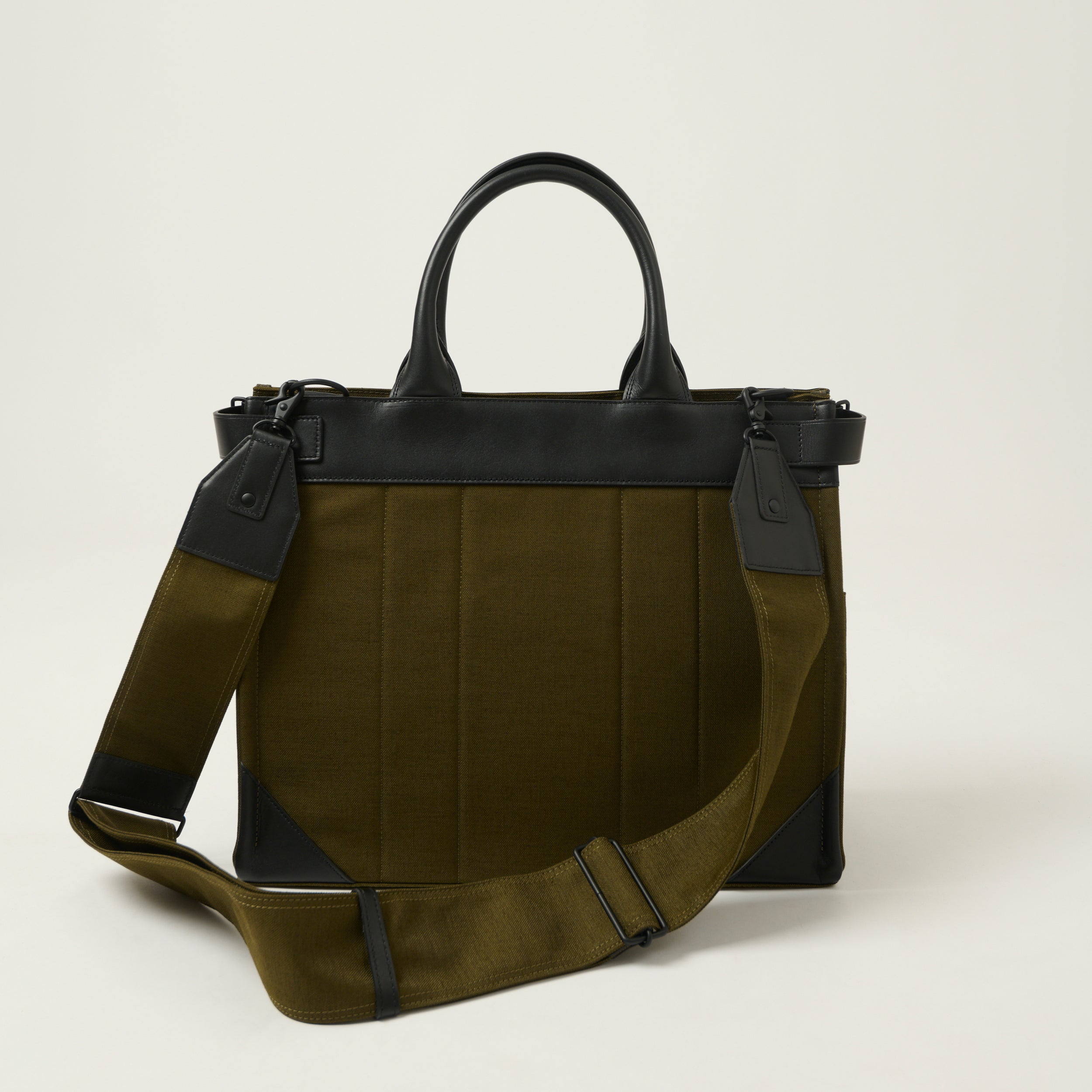 Porter Yoshida & Co Fork 2-Way Tote Bag - Olive