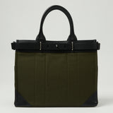 Porter-Yoshida & Co. Medium Fork 2-Way Tote Bag - Khaki