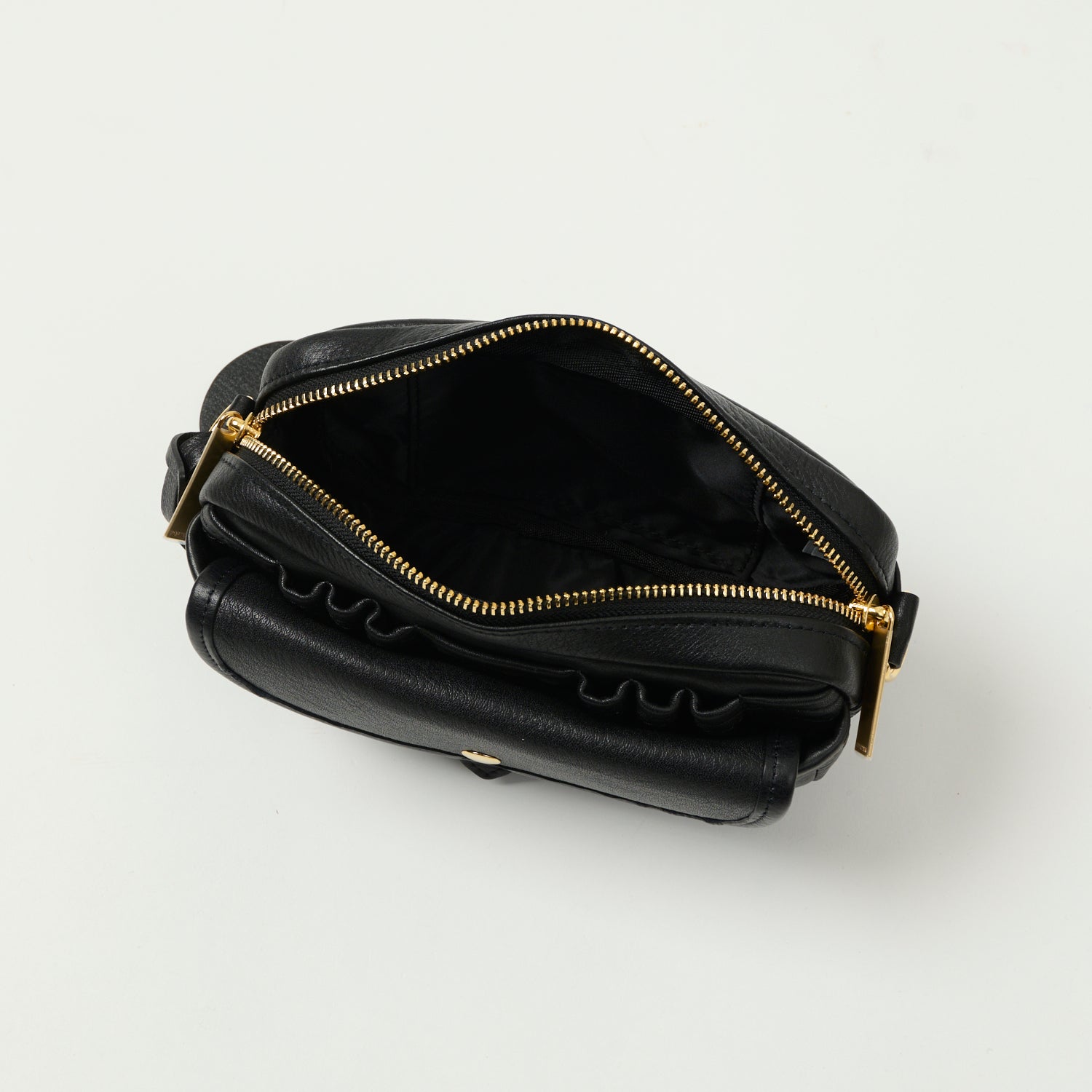 Porter-Yoshida & Co. Miniature Leather Shoulder Bag - Black