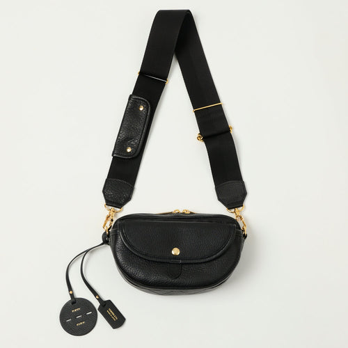 Porter-Yoshida & Co. Miniature Leather Shoulder Bag - Black