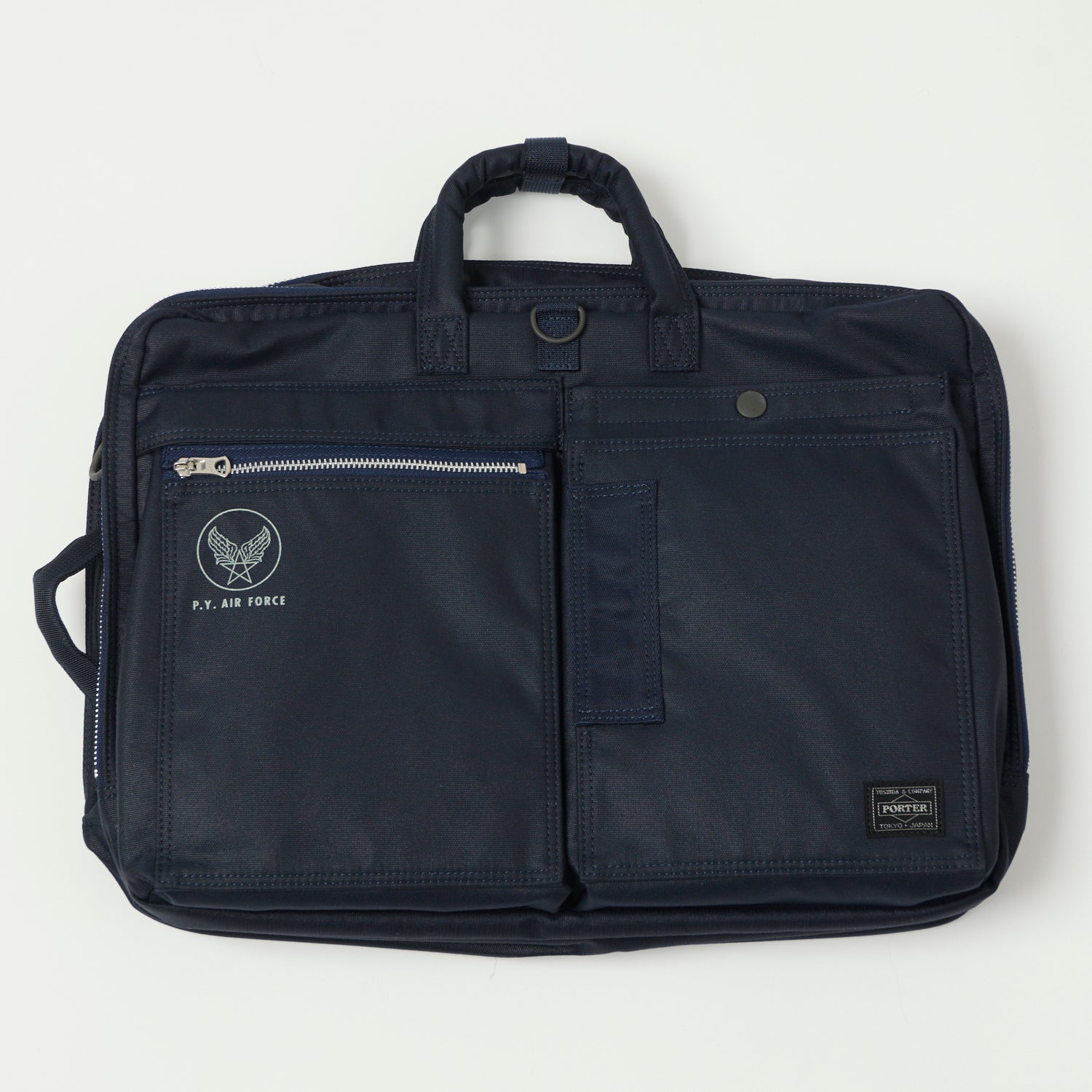 Porter-Yoshida & Co. Large Tanker Short Helmet Bag - Iron Blue