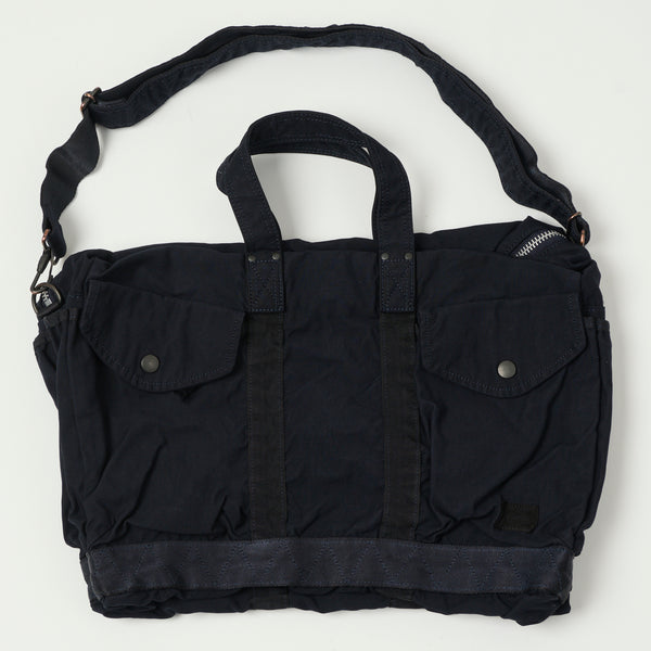 Porter-Yoshida & Co. Small Crag 2-Way Boston Bag - Navy