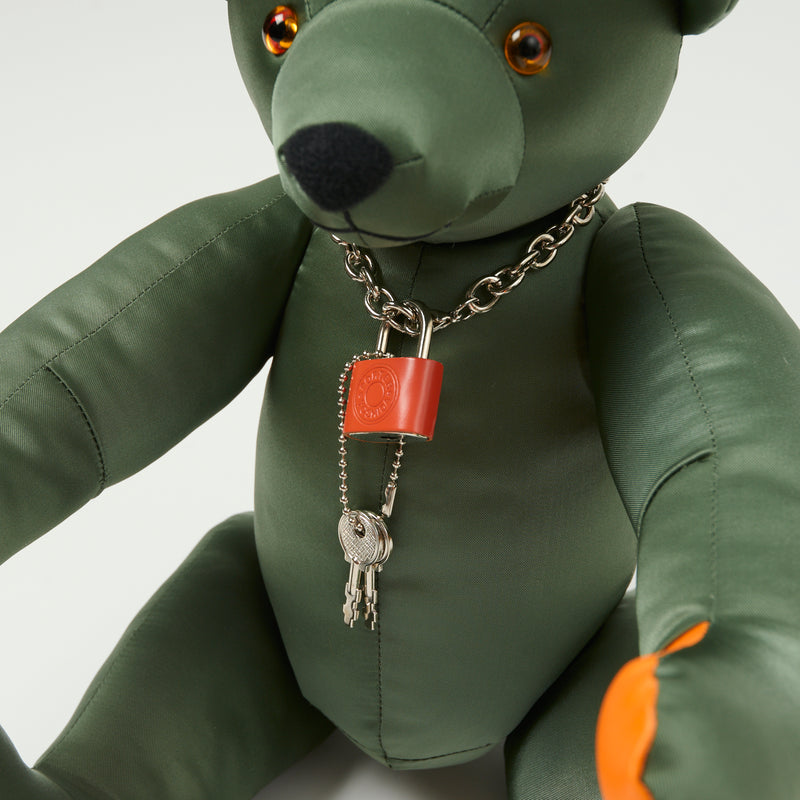 Porter-Yoshida & Co. Grizzly Bear With Padlock - Sage Green