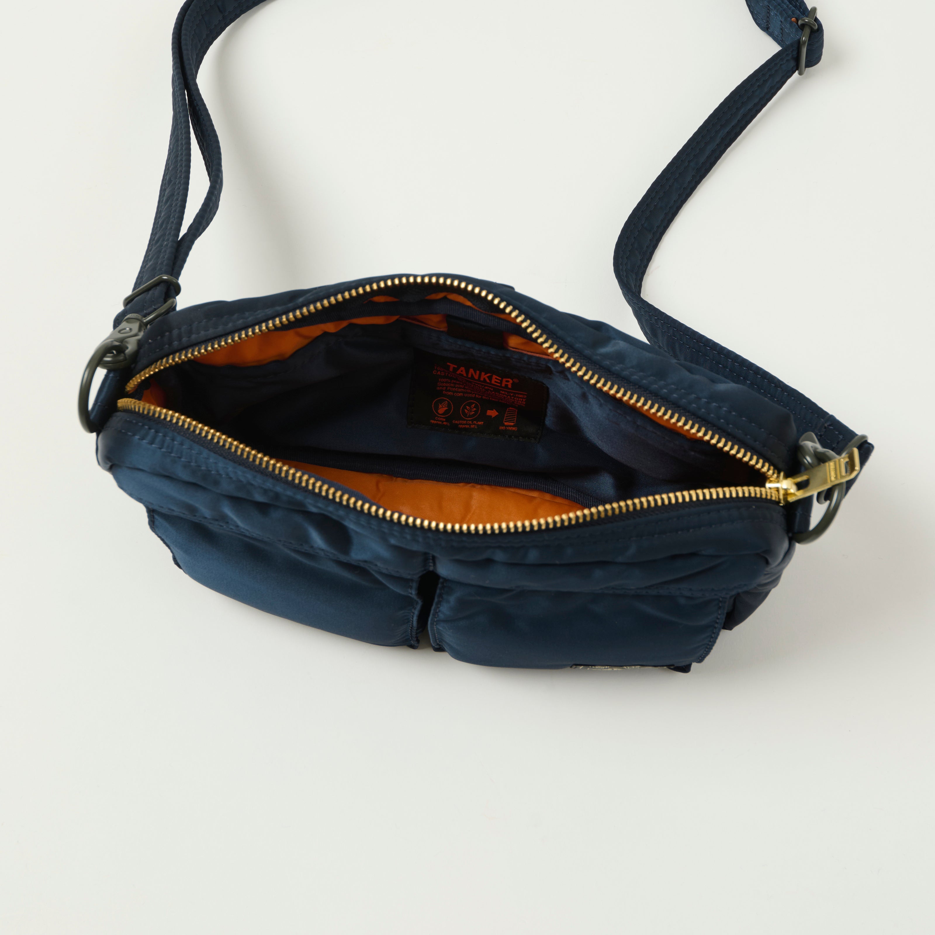 Porter-Yoshida & Co. Bio-Nylon Tanker Shoulder Bag - Navy