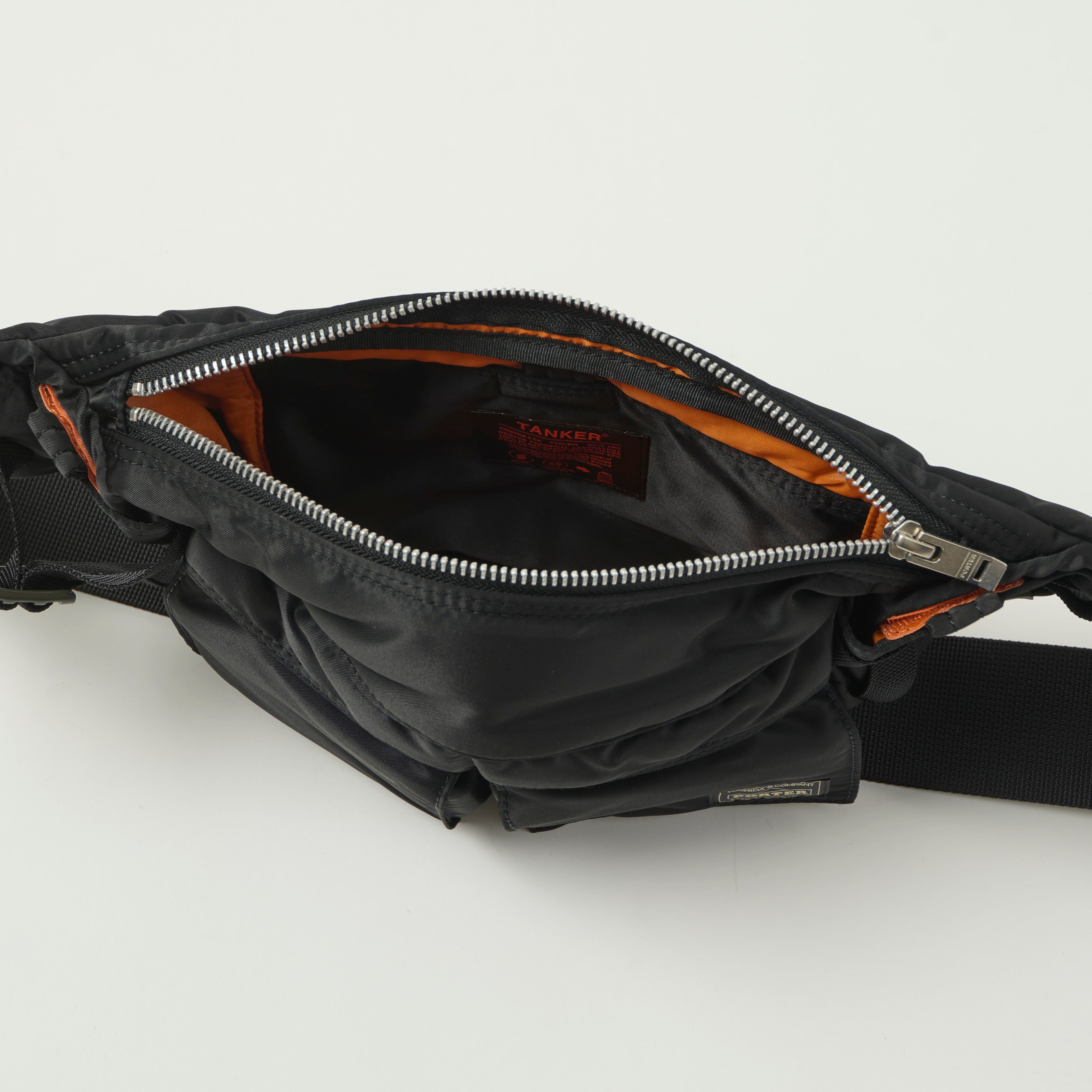 Yoshida Porter Tanker Mini Waist Bag Shoulder Bag Black Nylon Japan