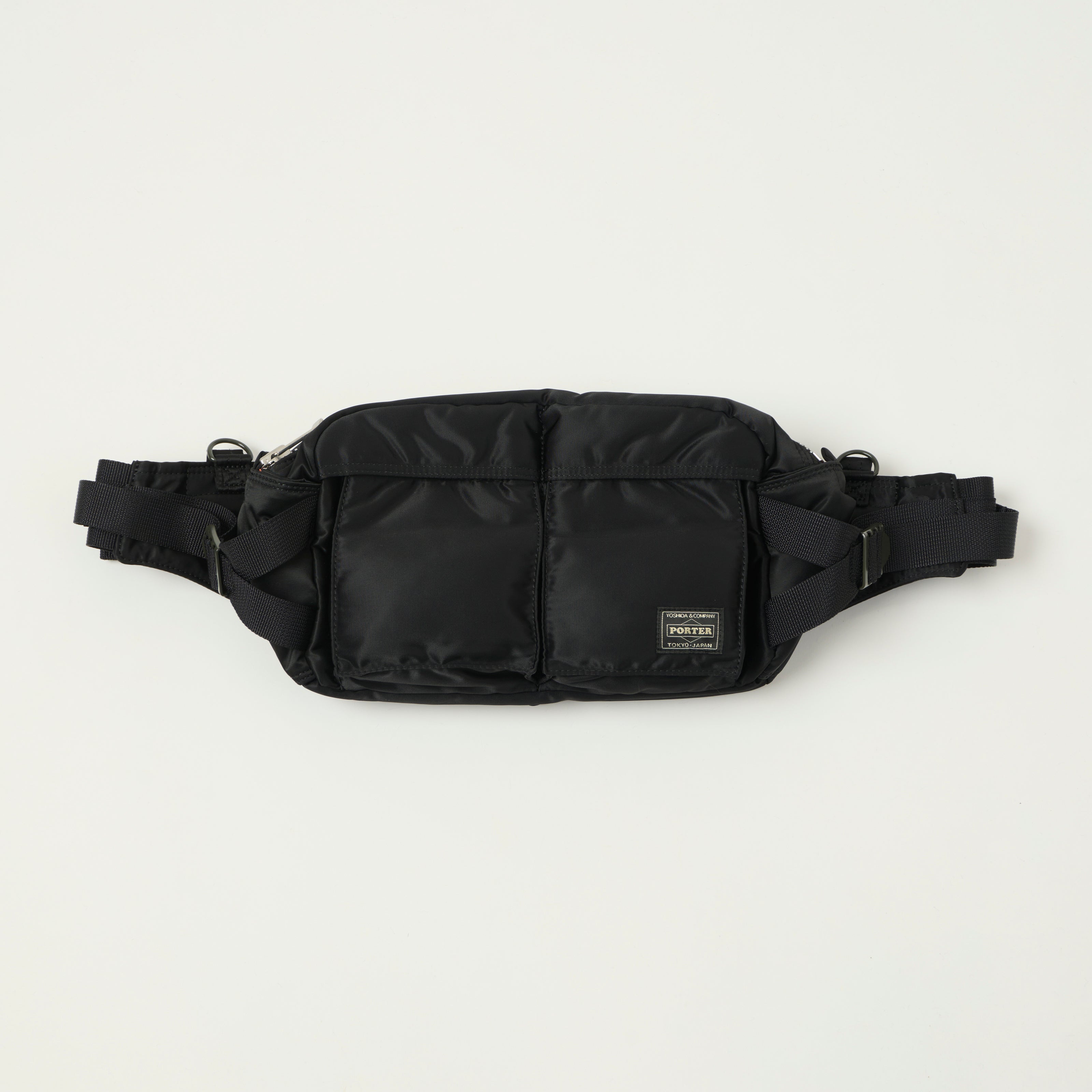 Porter-Yoshida & Co. Bio-Nylon Tanker Large Waist Pack - Black
