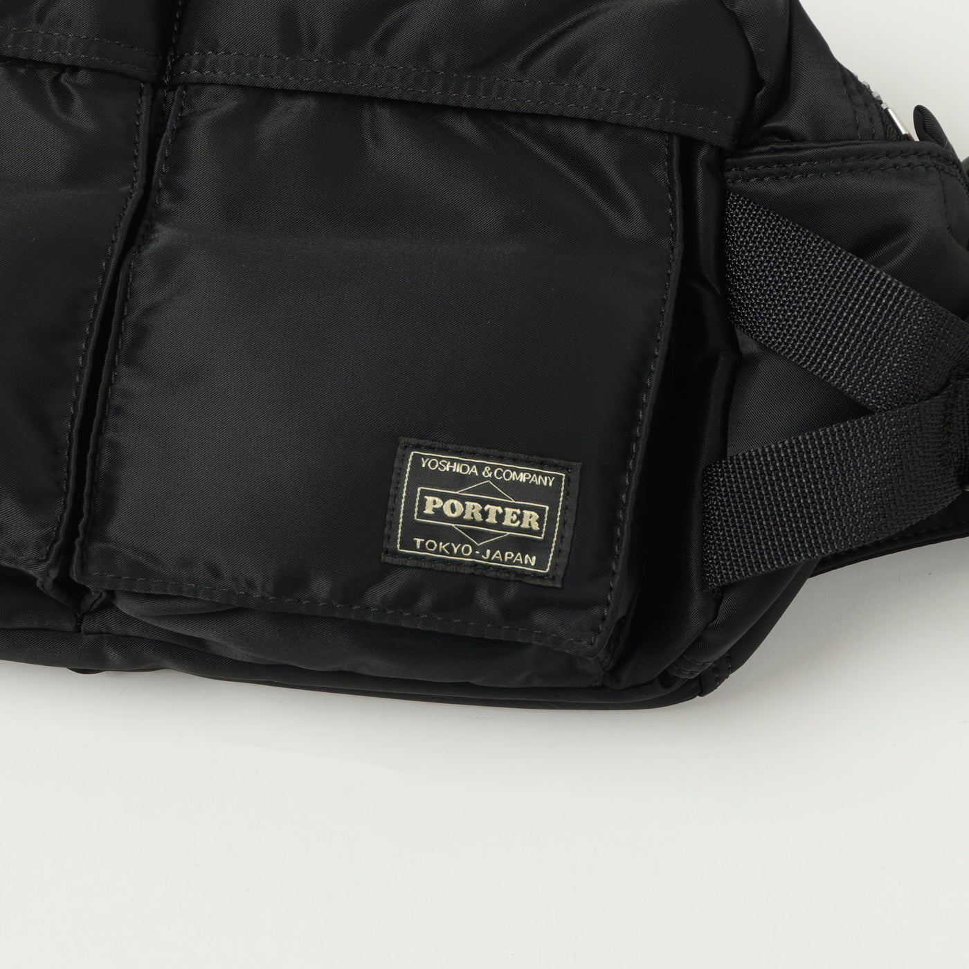 Porter-Yoshida & Co. Bio-Nylon Tanker Large Waist Pack - Black