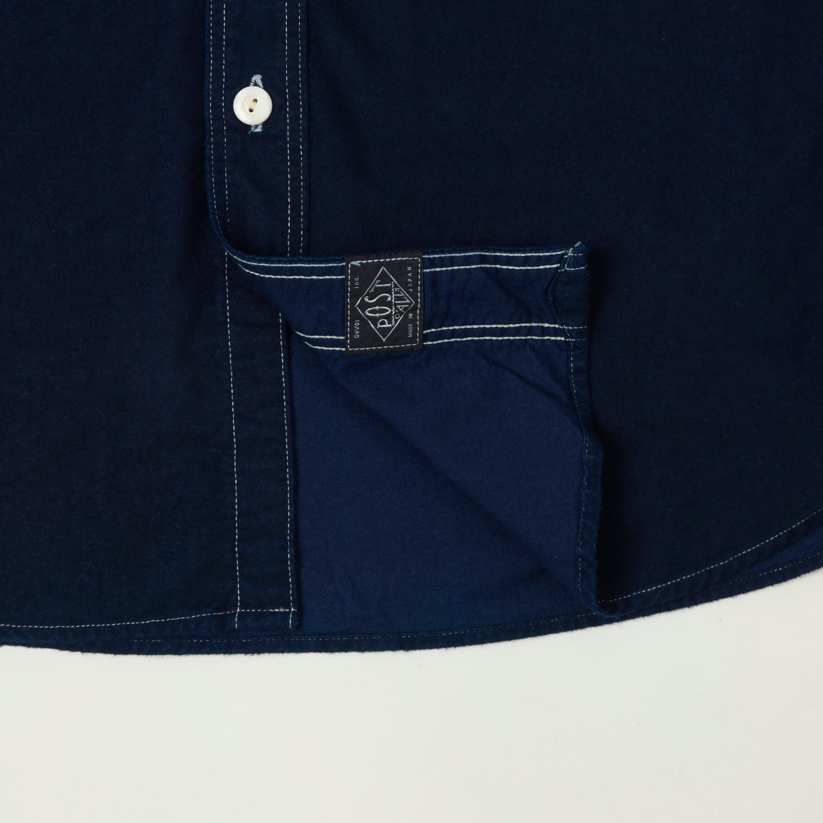 Post Overalls 'St Louis' Light Moleskin Work Shirt - Indigo – SON
