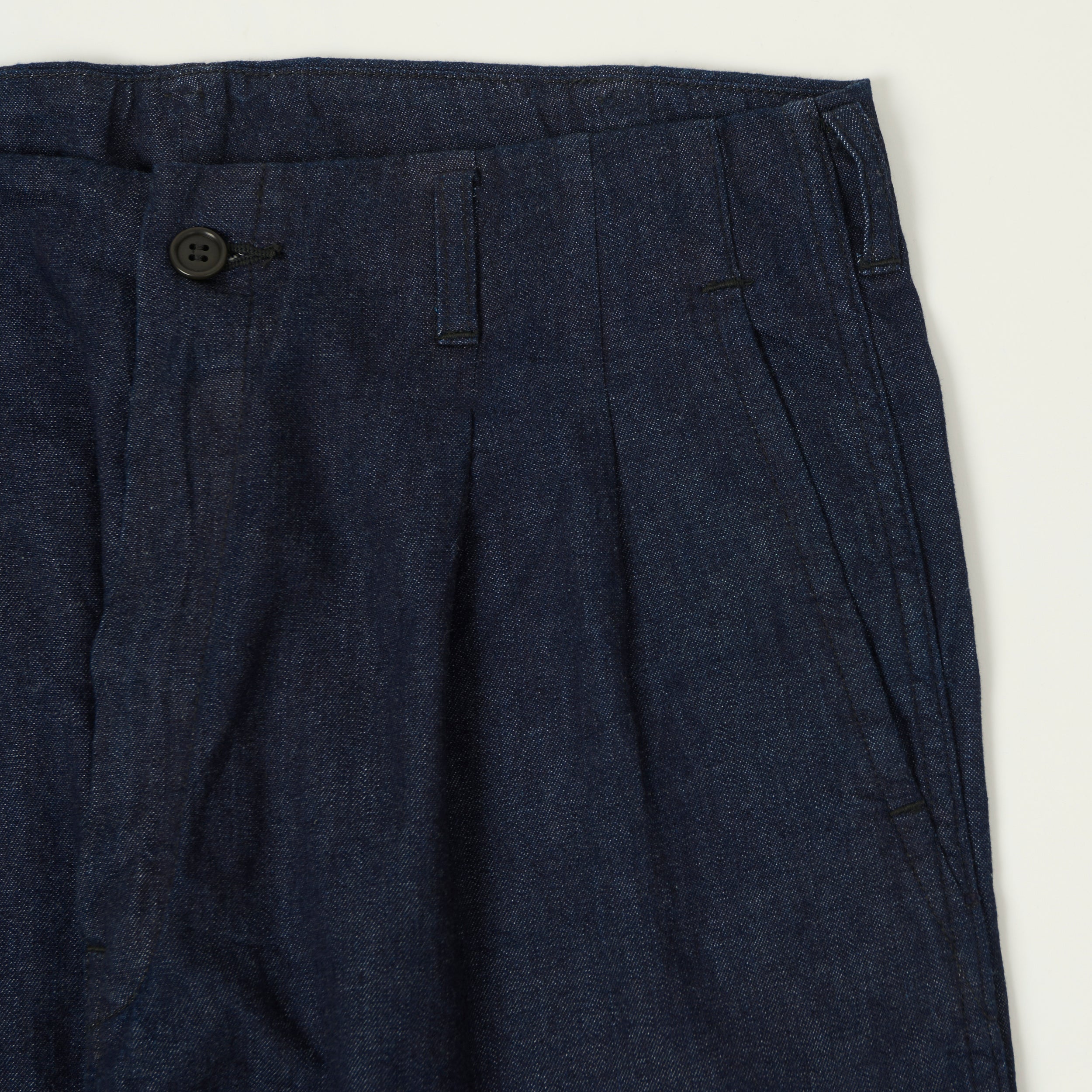Post Overalls 'California Pegtop' 8oz. Denim Trouser - Dark Indigo