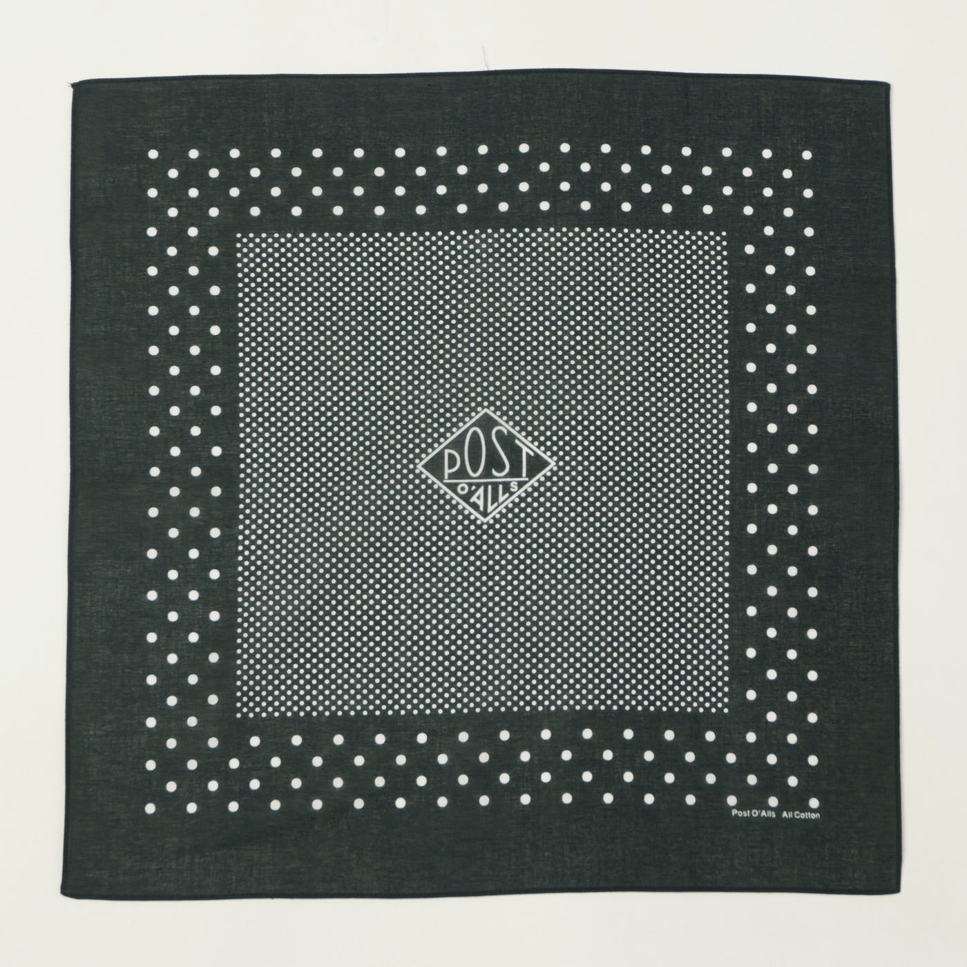 Post Overalls Dots Bandana - Charcoal