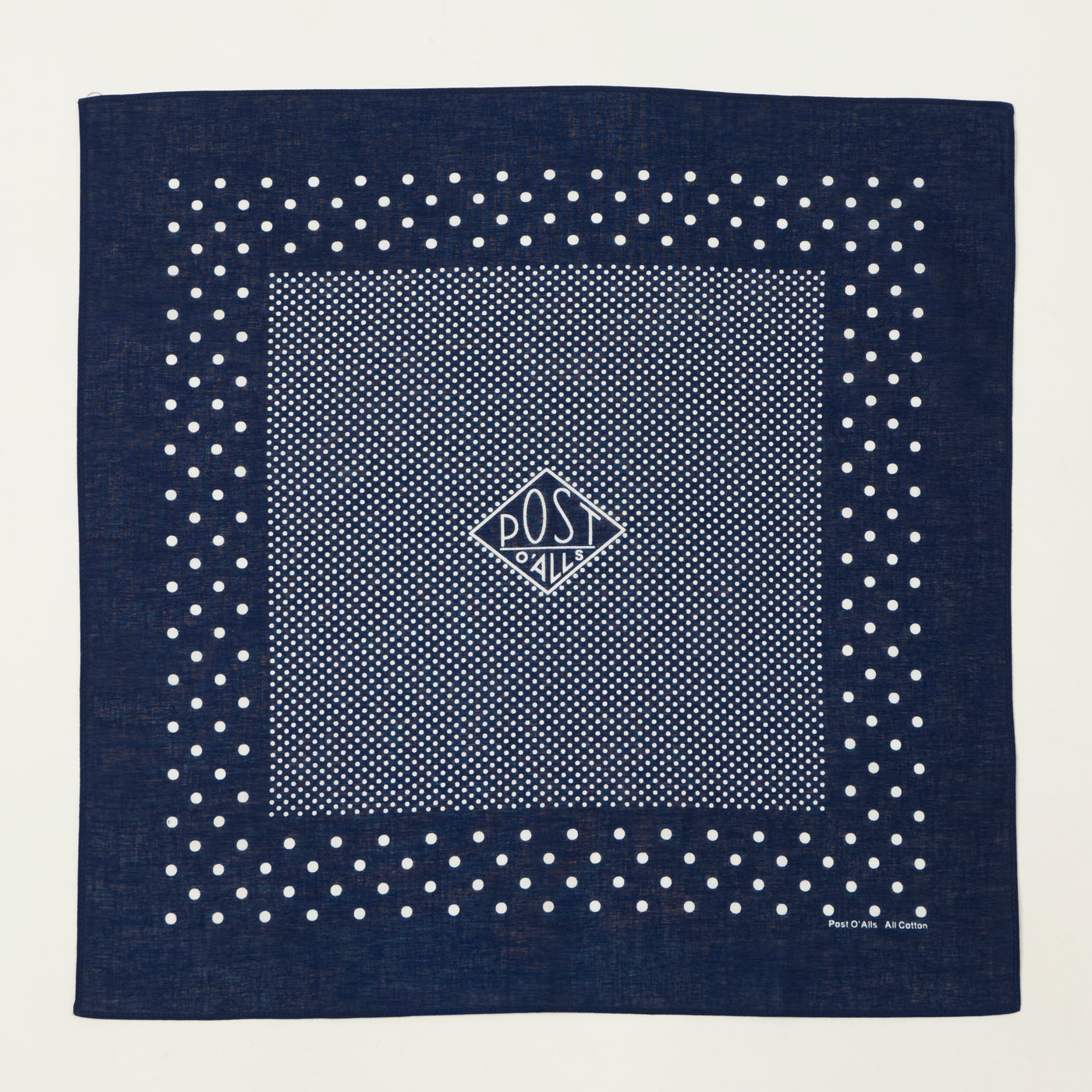 Post Overalls Dots Bandana - Navy
