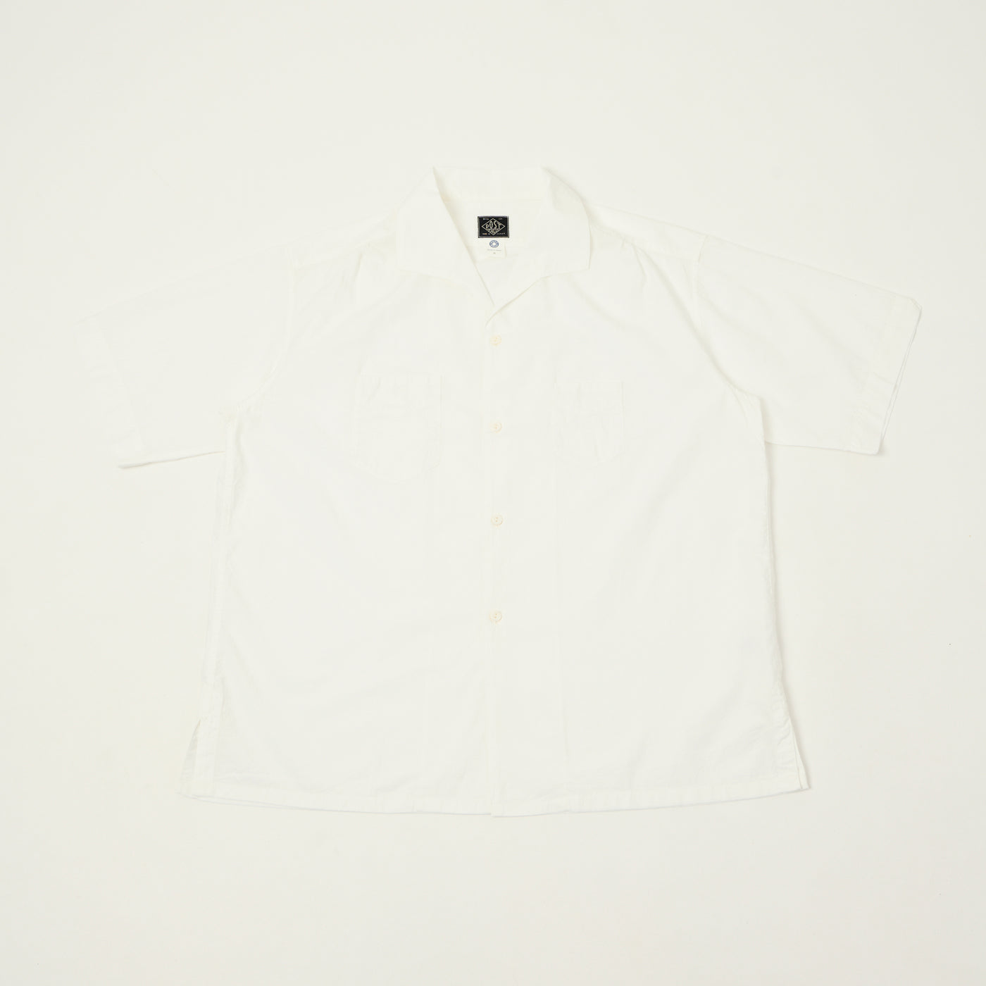 Post Overalls 'HBW' Fever Broadcloth S/S Shirt - White