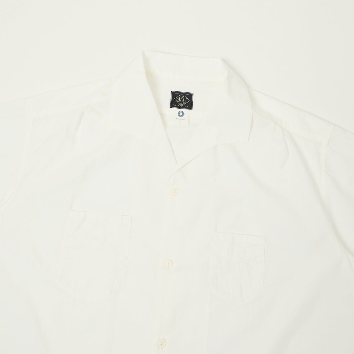 Post Overalls 'HBW' Fever Broadcloth S/S Shirt - White