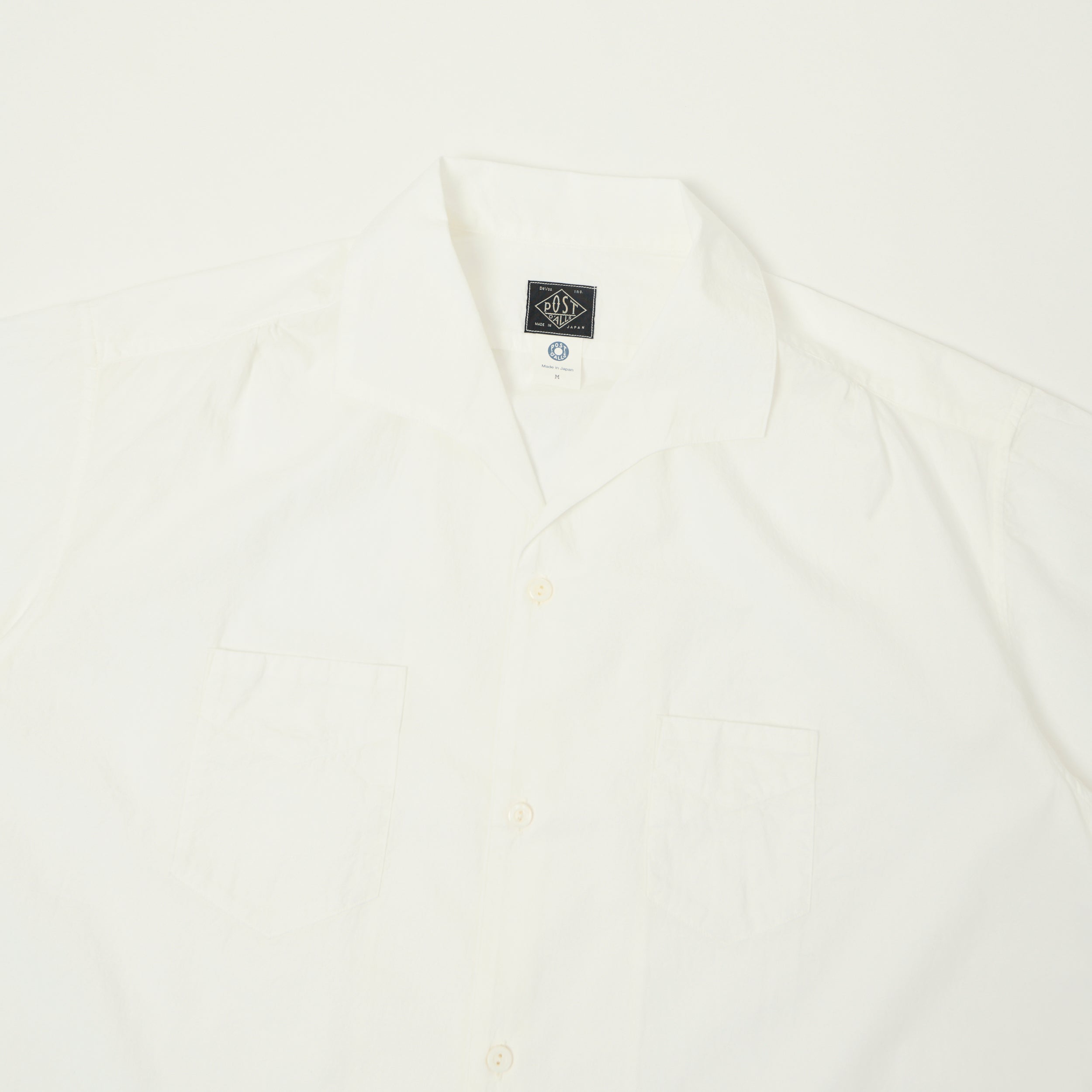 Post Overalls 'HBW' Fever Broadcloth S/S Shirt - White