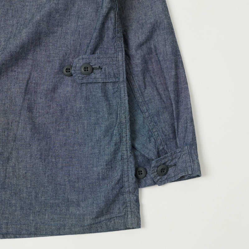 Post Overalls Medium Weight Chambray BDU Field Jacket - Indigo