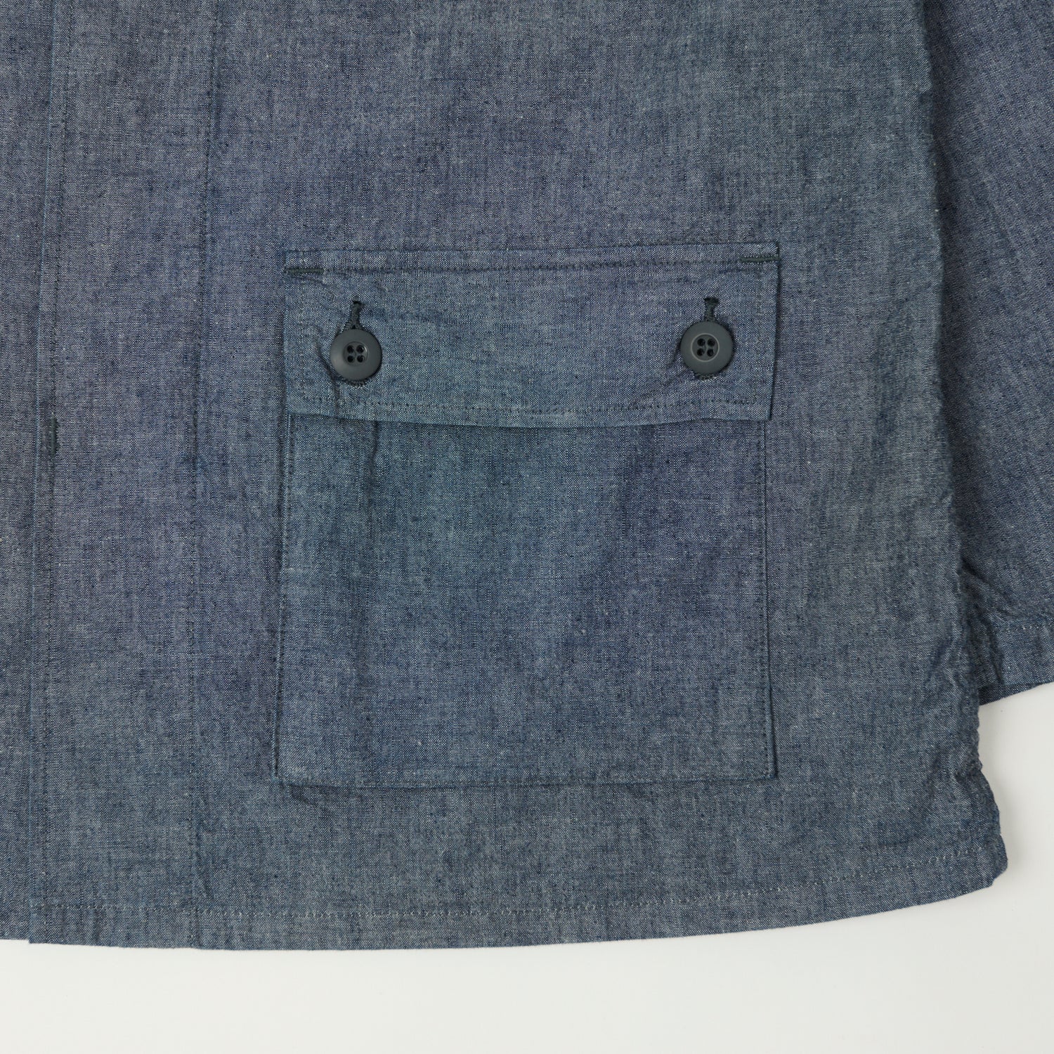 Post Overalls Chambray 'BDU' Field Jacket - Indigo