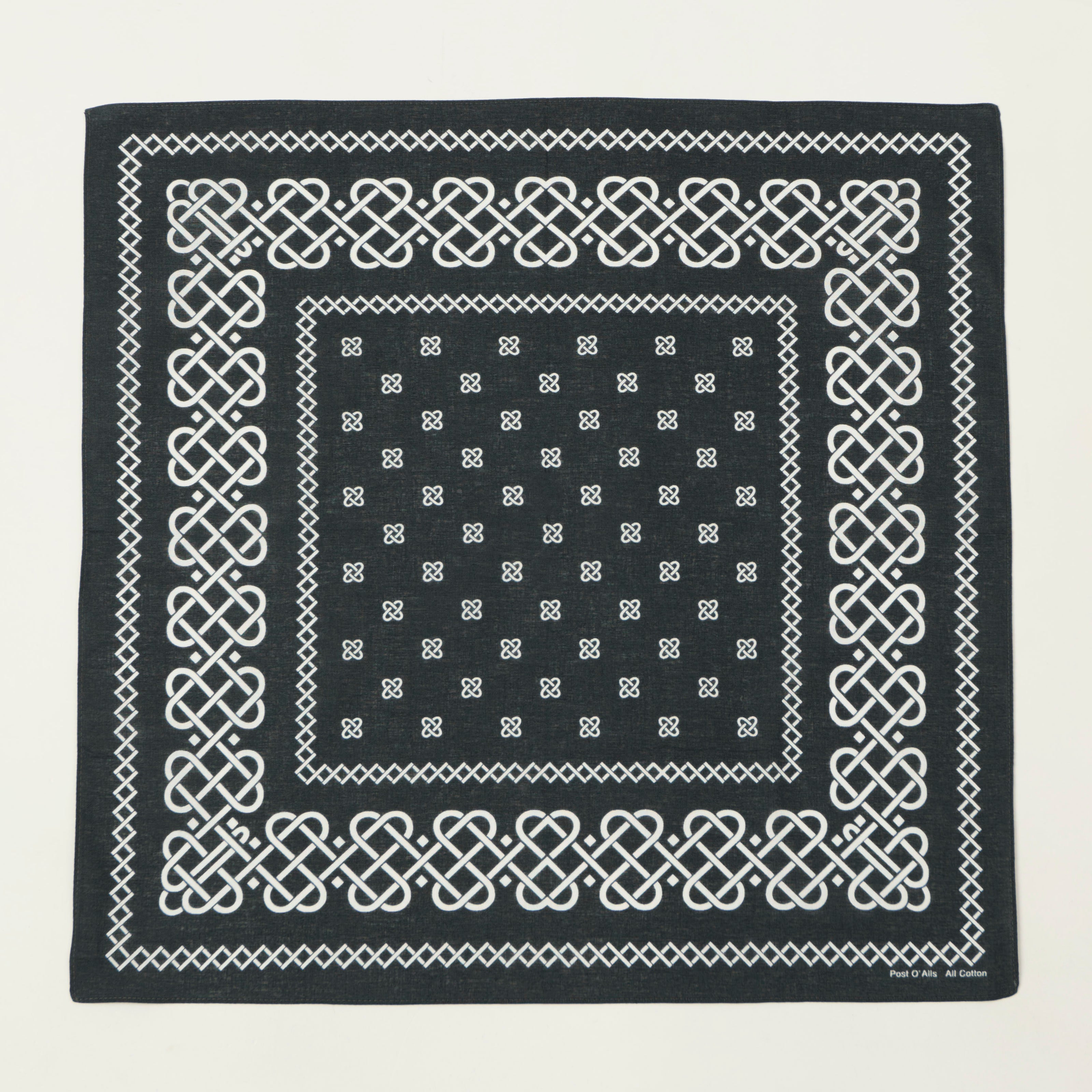 Post Overalls Rope Bandana - Charcoal