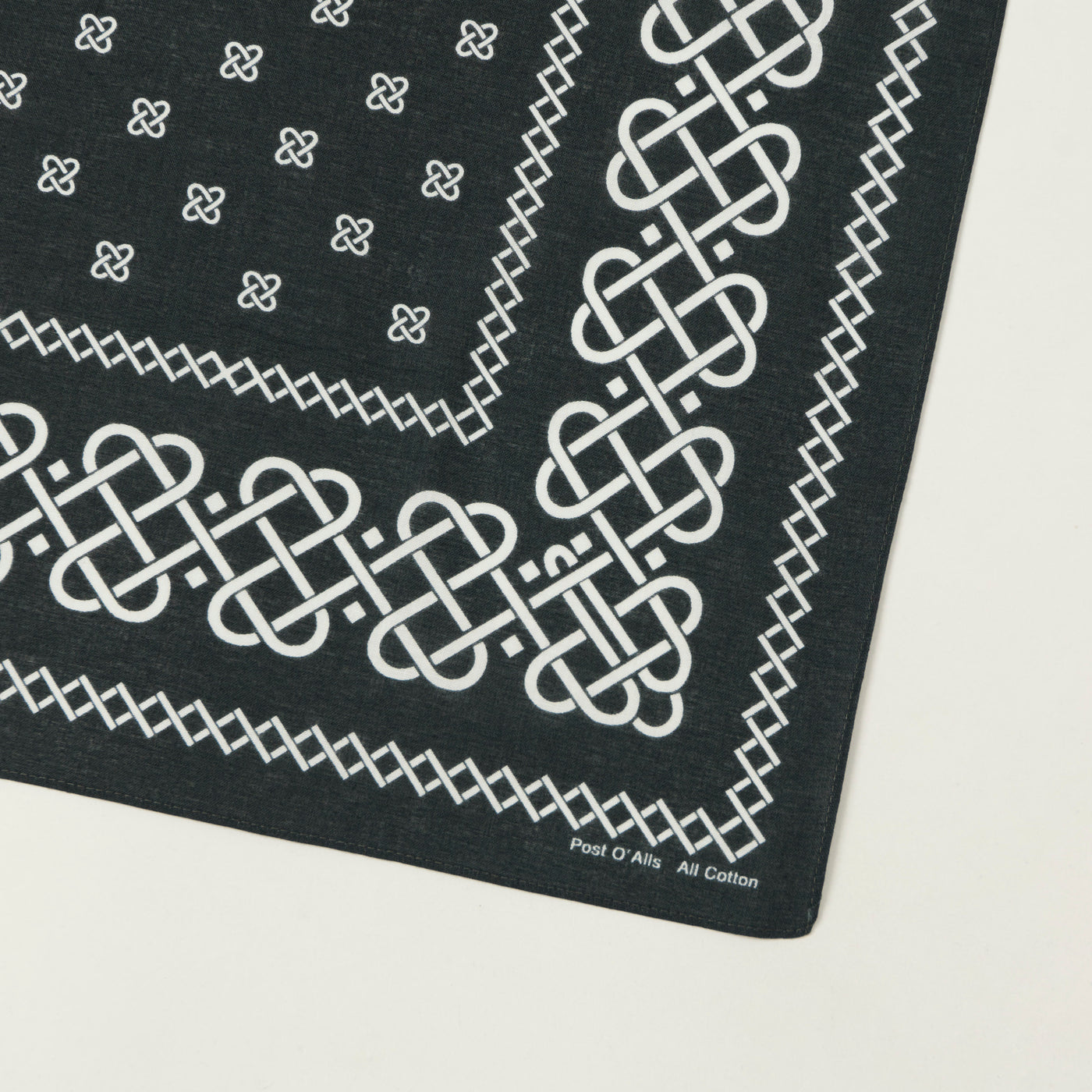 Post Overalls Rope Bandana - Charcoal