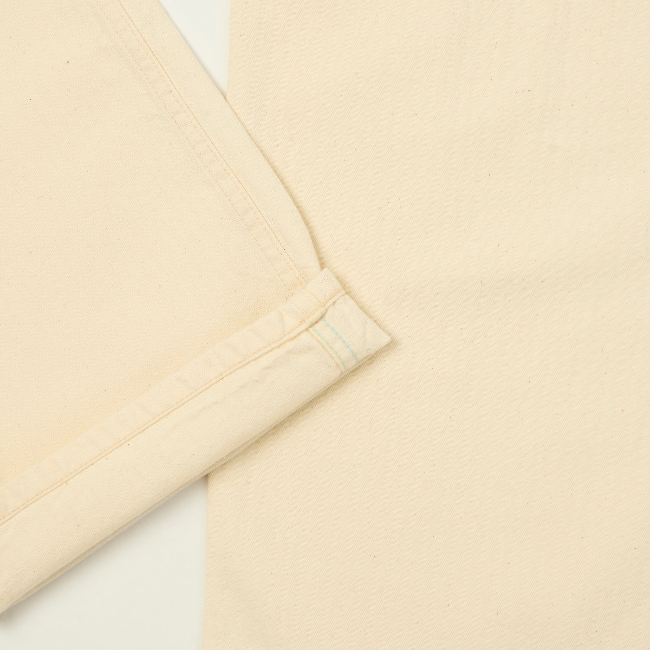 Post Overalls 'September' Band-top HBT Trouser - Natural