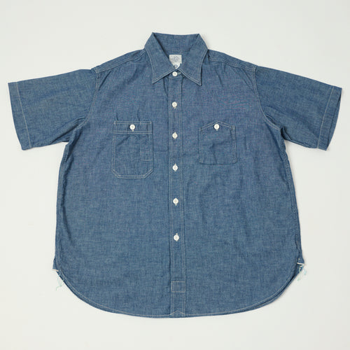 Post Overalls No.6 Chambray Work Shirt - Indigo