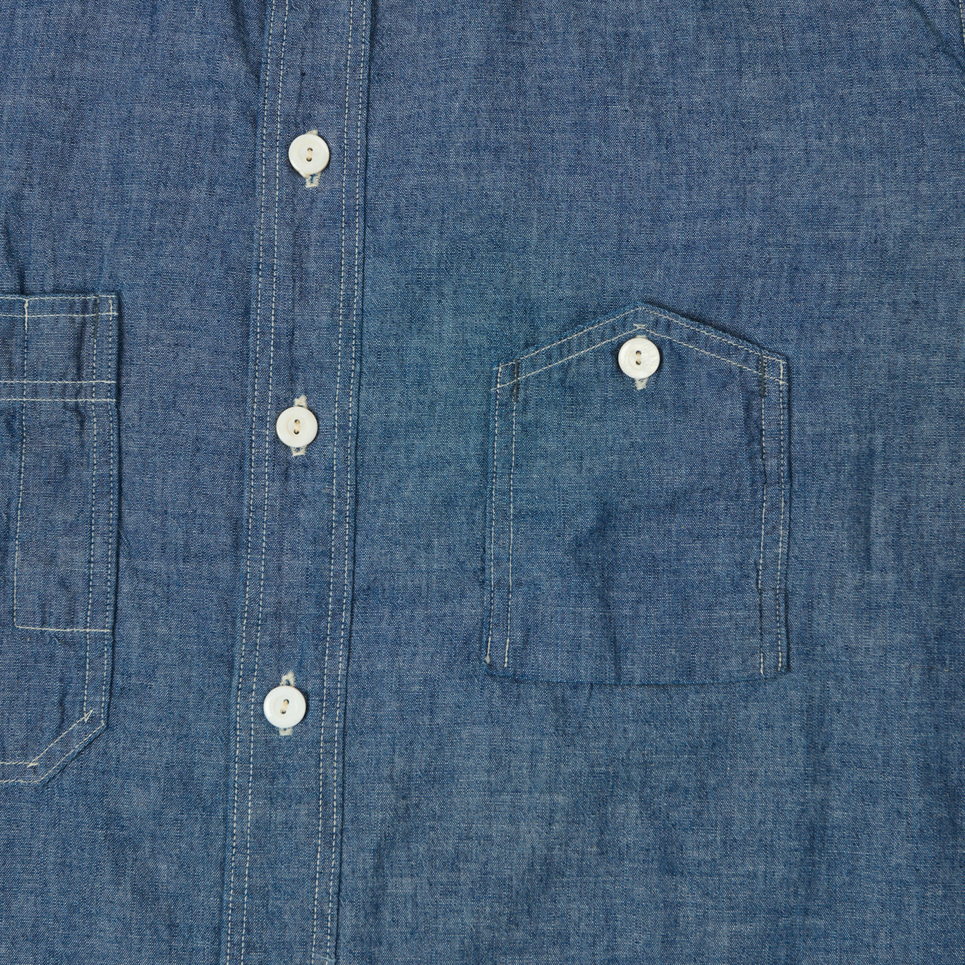Post Overalls No.6 Chambray Work Shirt - Indigo | SON OF A STAG