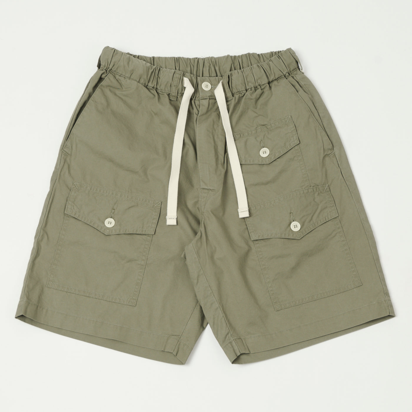 Post Overalls 'Town & Country' Poplin Shorts - Sage Green