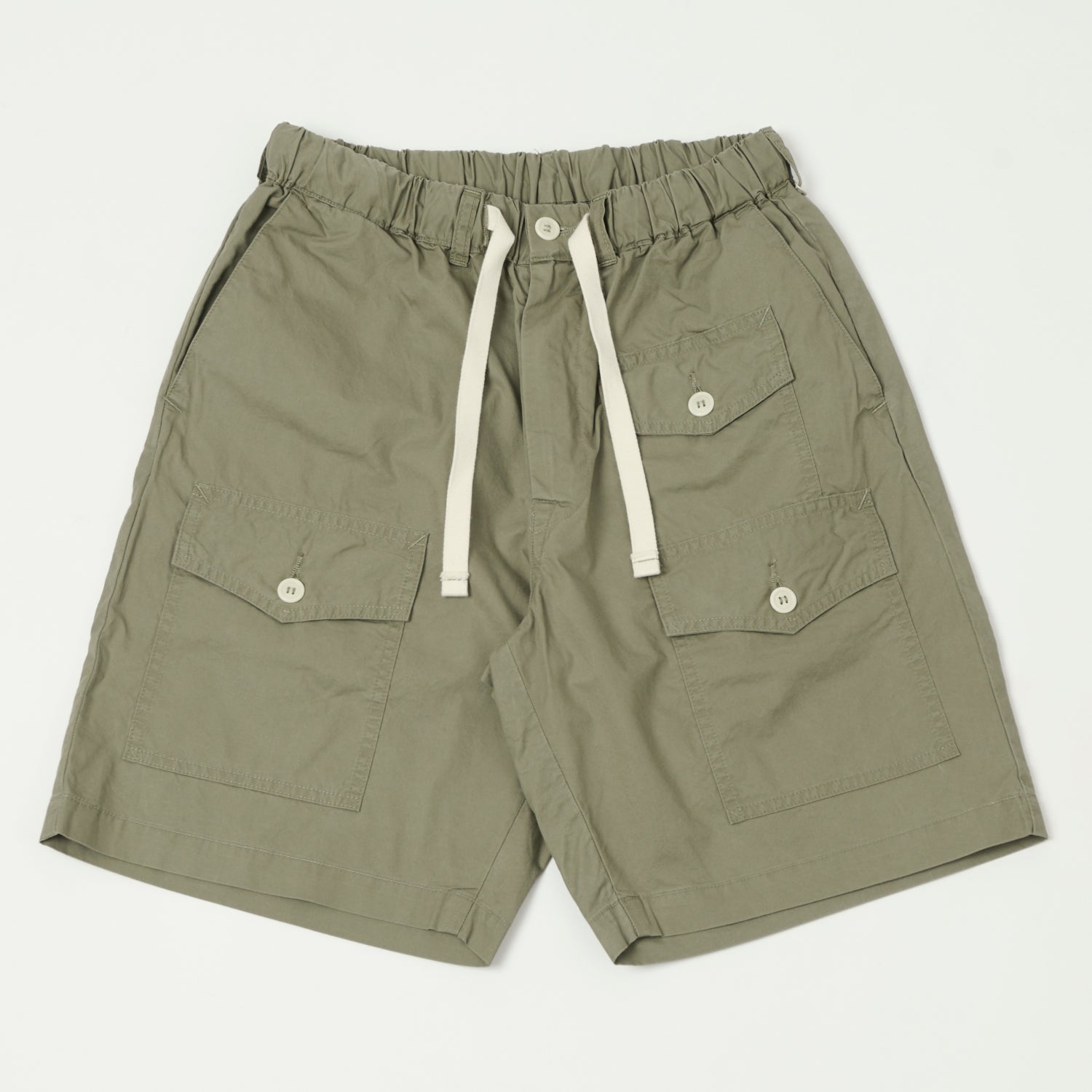 Post Overalls 'Town & Country' Poplin Shorts - Sage Green