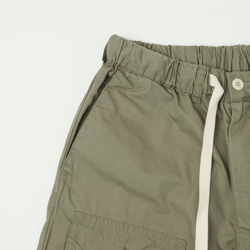 Post Overalls Town & Country Poplin Shorts - Sage Green